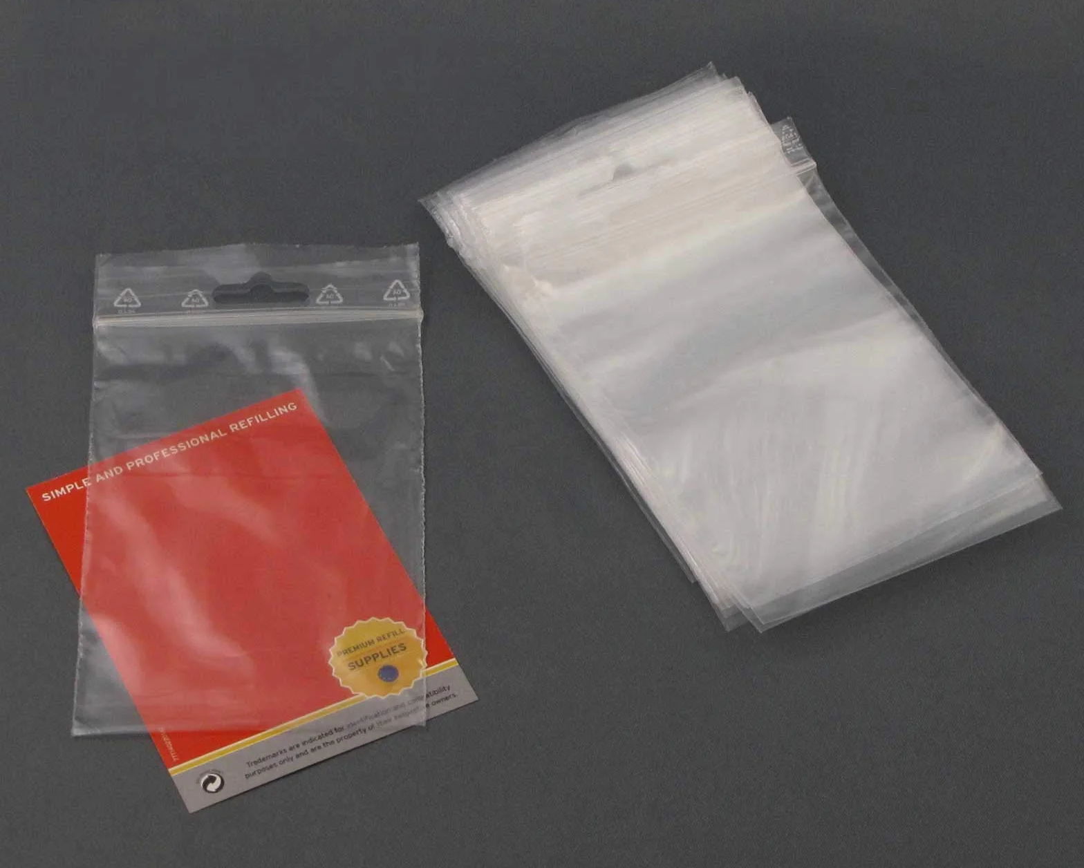 100 x Octopus bolsas con cierre a presión 120mm x 170mm, bolsa ZIP con cierre a presión, hermética, bolsa de embalaje, bolsa de cierre hermético con eurocolgador para varios productos