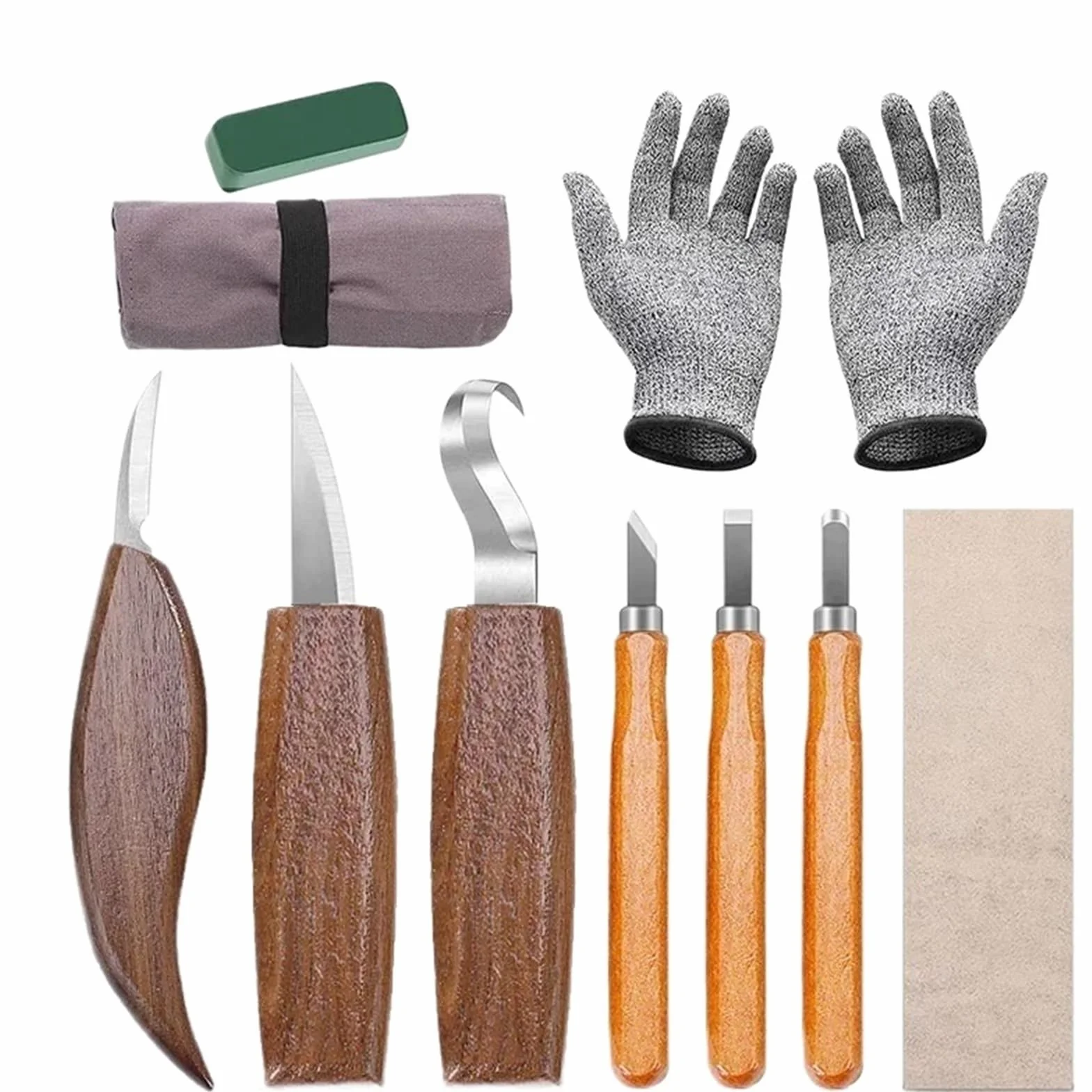 Kit de Tallado de Madera, Cuchillo para tallar Madera, cincel, Cortador de carpintería, Juego de Herramientas de Mano, pelado, Tallado en Madera, Cuchara escultórica, Cortador para tallar, Tipo 1