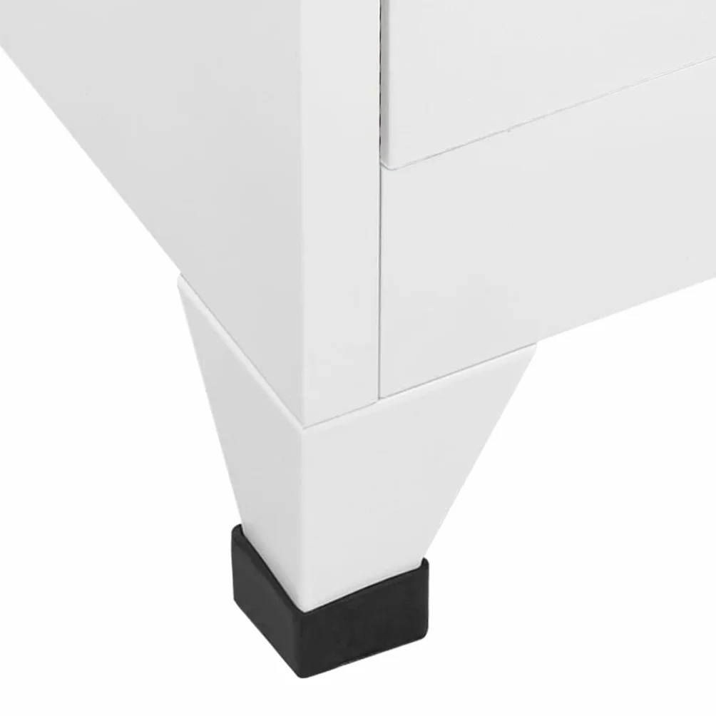 Taquillas metalicas 18 puertas con llave Blanco