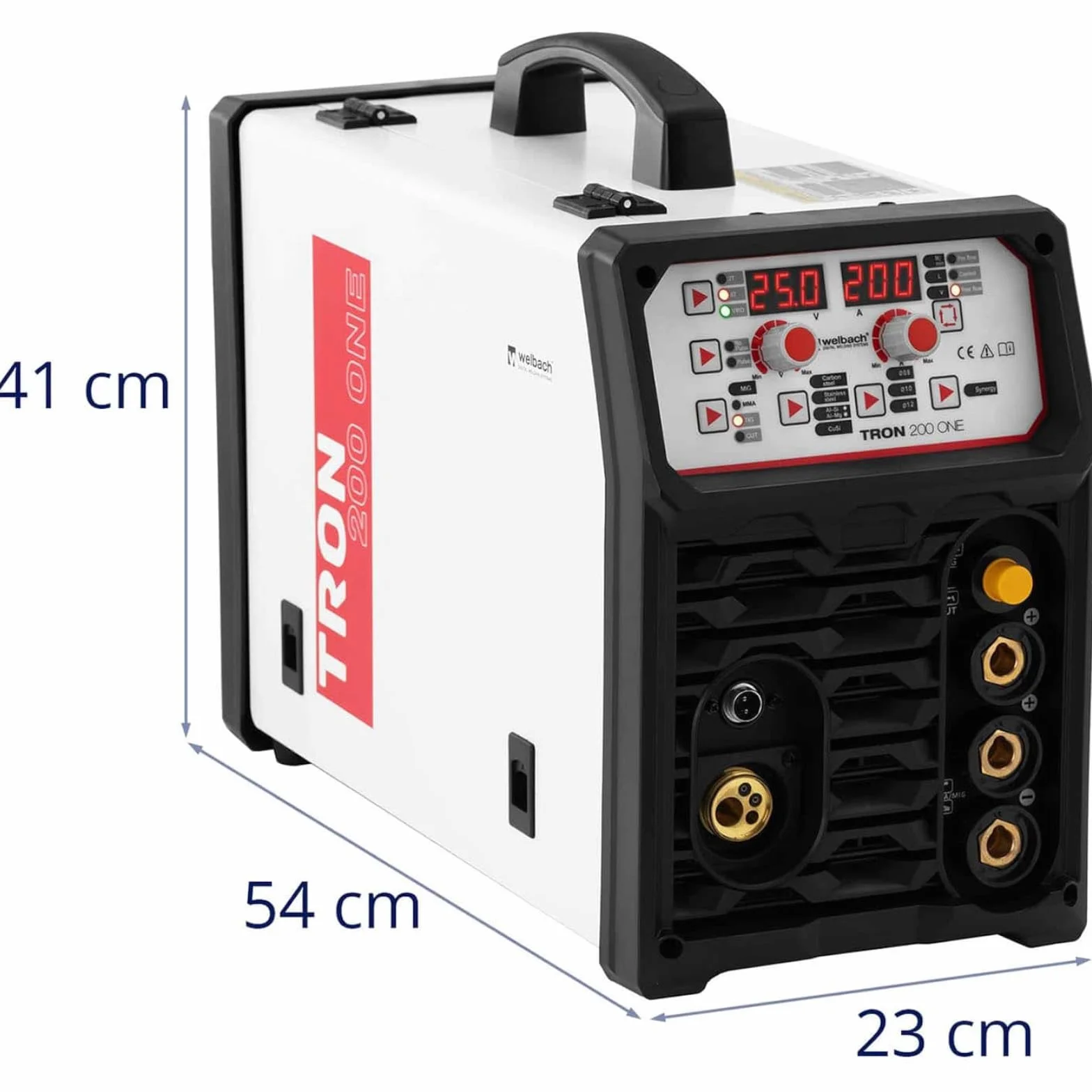 TRON 200 ONE - Soldadora combinada WIG 200 A Cut 50 A MIG/MAG 200 A Multisoldadura MIG MAG TIG