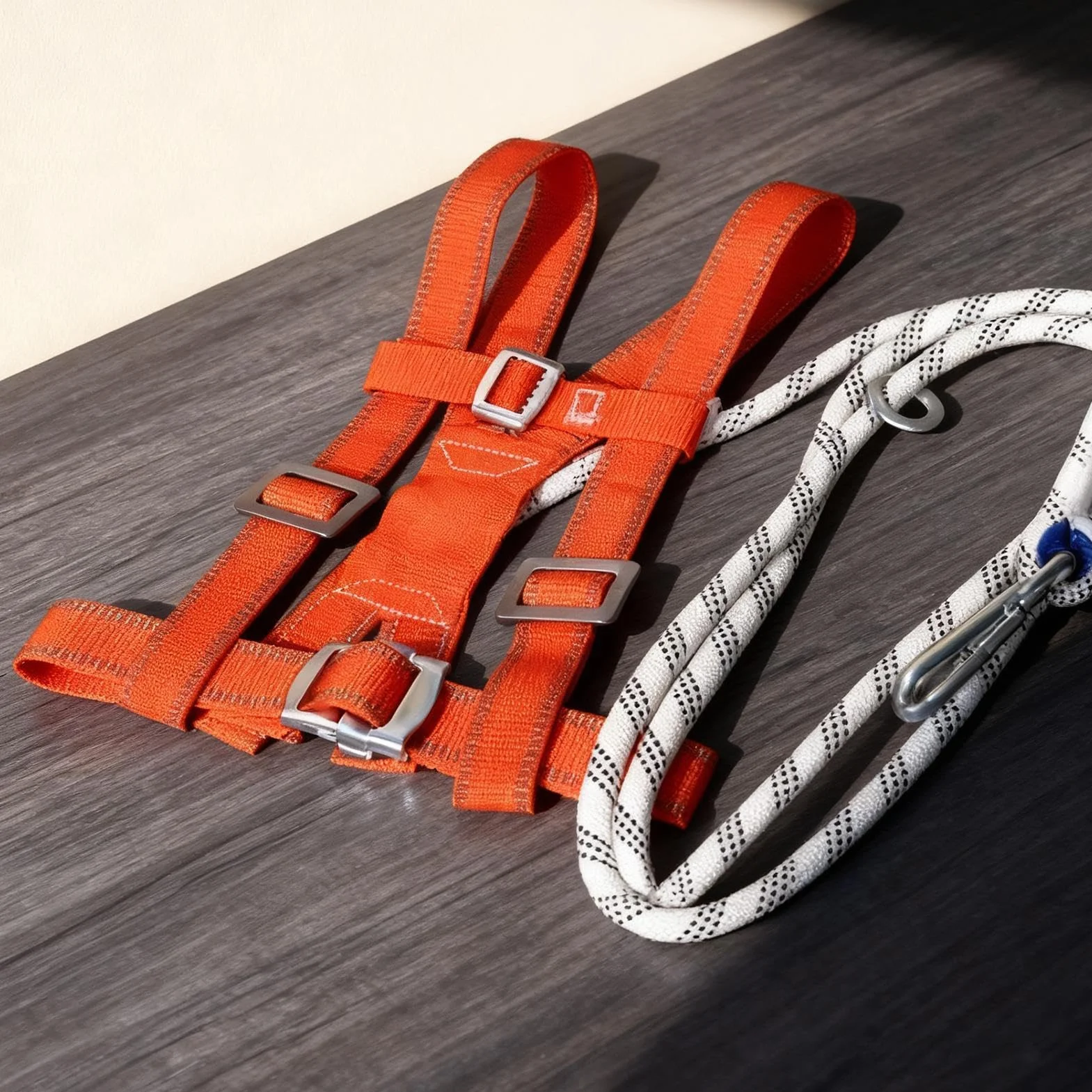 Arnés De Seguridad Para Techo, Absorción De Impactos Ajustable, Almohadilla De Cintura Engrosada