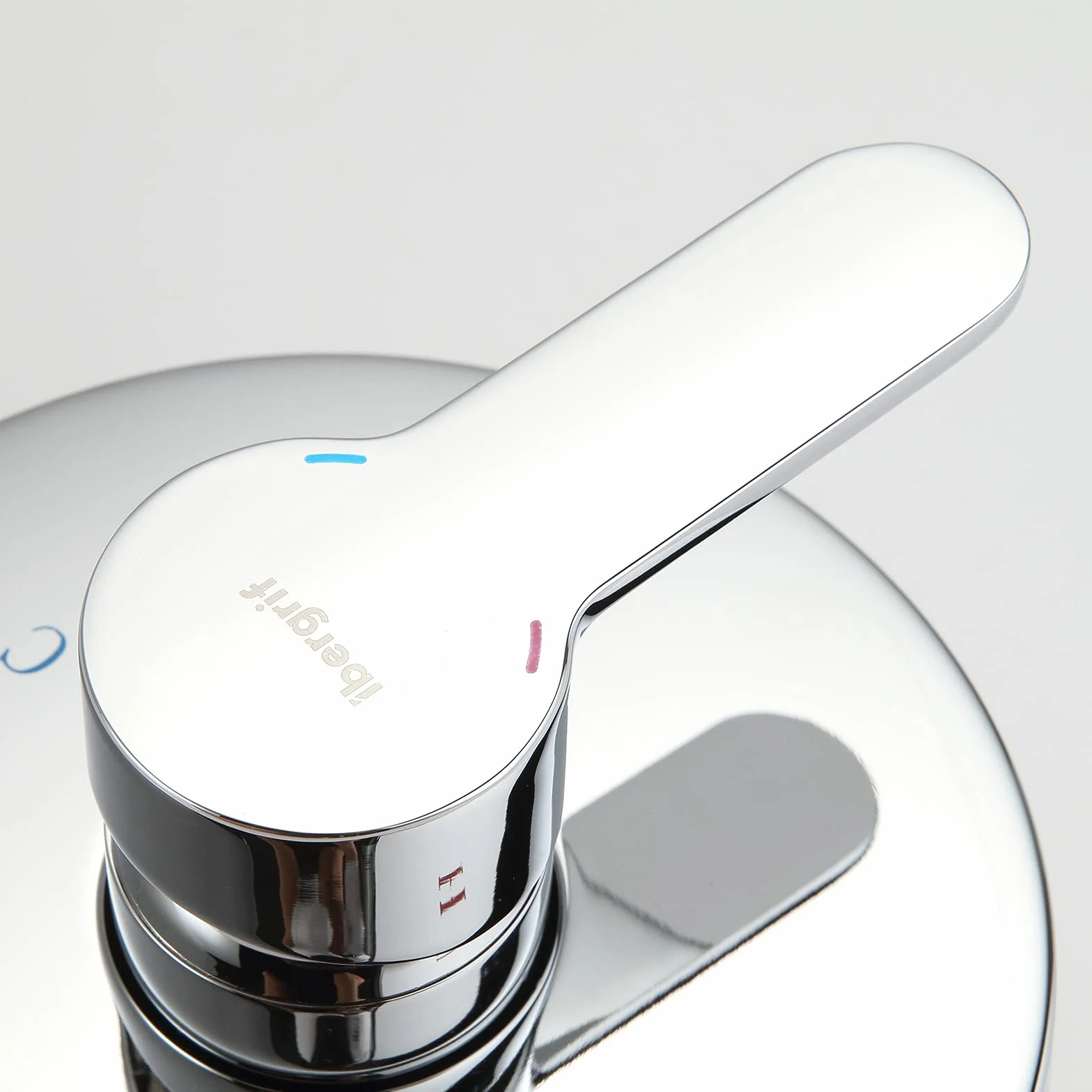 Ibergrif M21701A Grifo Ducha con Instalación Válvulas, Cuerpo Empotrado Universal, Cromo, Plata