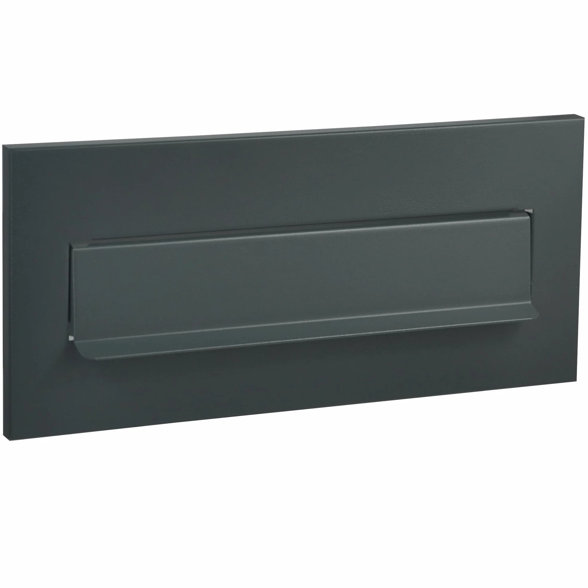 Solapa de inserción de buzones ANTRACIT 310x135 Montaje desde el interior Formato C4 RAL 7016 Cubierta para exterior - resistente a la intemperie y a la corrosión