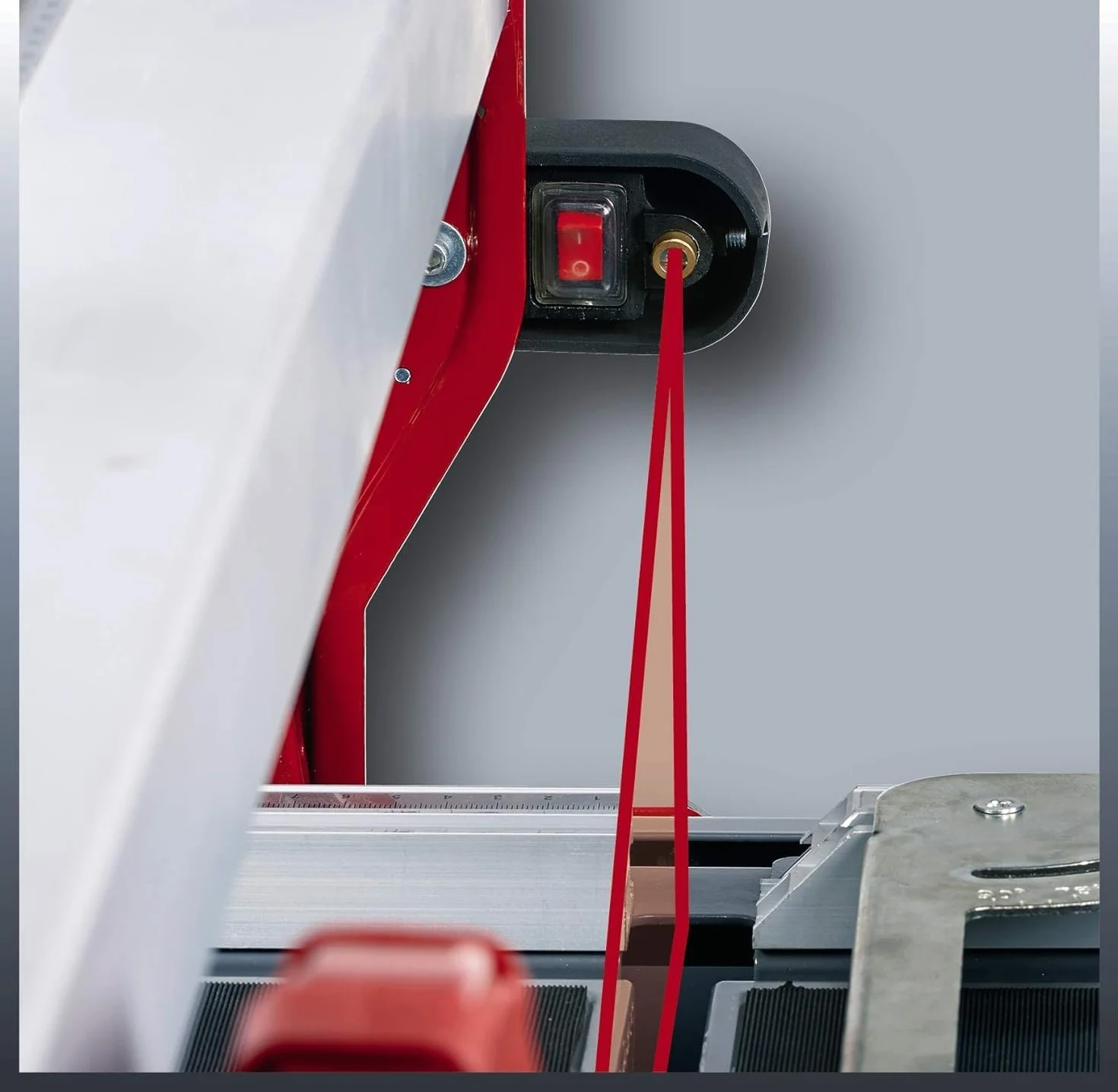 Einhell 4301220 - Mesa de corte ceramico refrigerada por agua TE-TC 920 UL Expert, 900 W, 240 V, disco de diamante 200 x 25,4 mm, rojo2