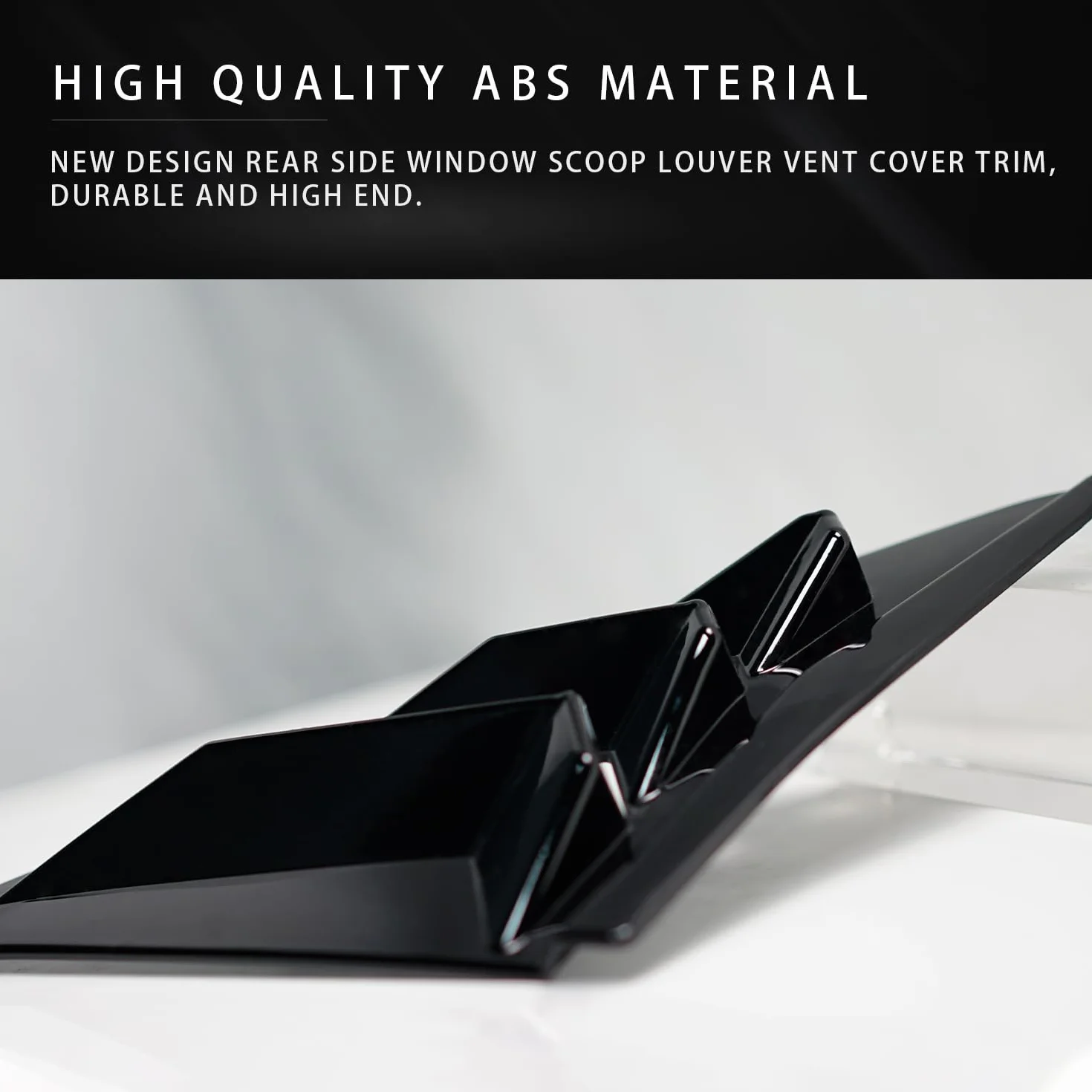 Archaic Persianas de ventana para Honda Civic Type R Hatchback FK7 FK8 2016-2021, cubierta de persiana para Civic de 10ª generación (Negro Brillante)