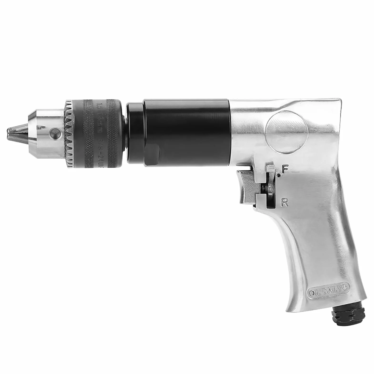 Tyenaza Taladro Neumático De Alta Resistencia De 1/2", KP - 554, Taladro Reversible CW/CCW De 900 RPM, con Mango Reversible De 360° para Operaciones De Perforación Profesionales
