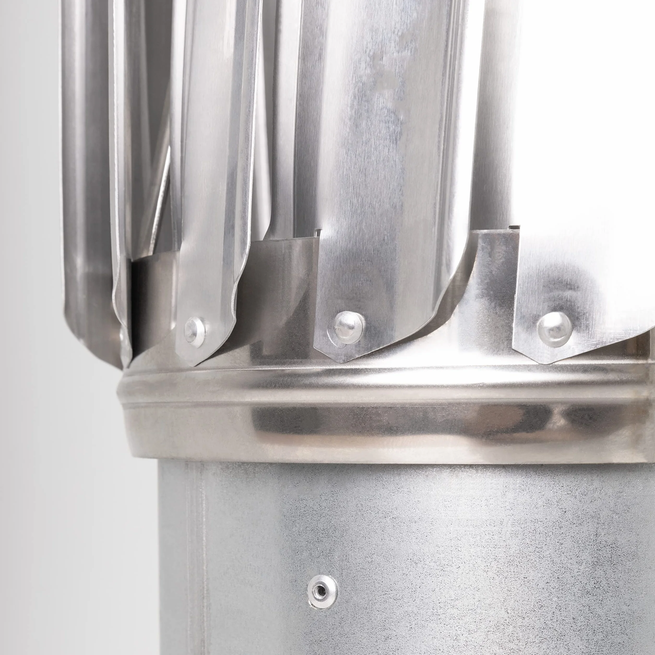 STERR ERC150AB – 150 mm Sombrero de Ventilación Alargado Giratorio con Base