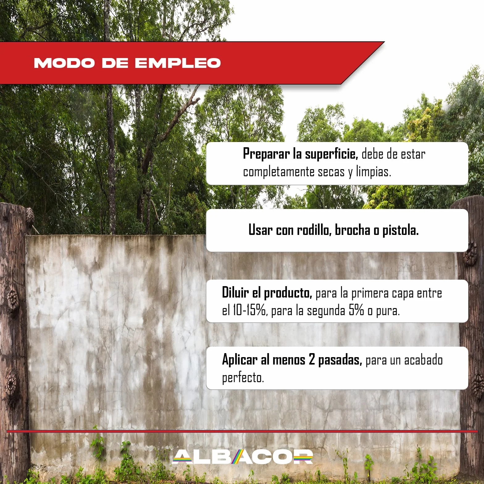 ALBACOR Pintura Blanca Antimoho Plus 5KG Anticondensación Liso Mate Antihumedad