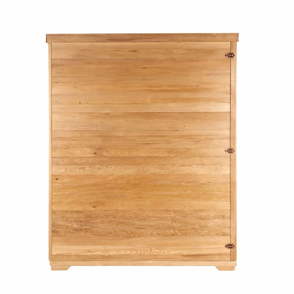 Home Deluxe - Cabina de infrarrojos REDSUN XXL -150 x 150 x 190 cm - para 2-4 personas, 8 radiadores cerámicos, madera: hemlock I Sauna de infrarrojos, sauna, cabina de calor, infrarrojos
