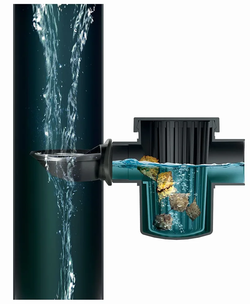 YourCasa® Colector de Lluvia para conexión de bajante y depósito de Lluvia, Incluye Filtro y Taladro. Conector de Drenaje de canalones. Colector de Agua de Lluvia de Bajada