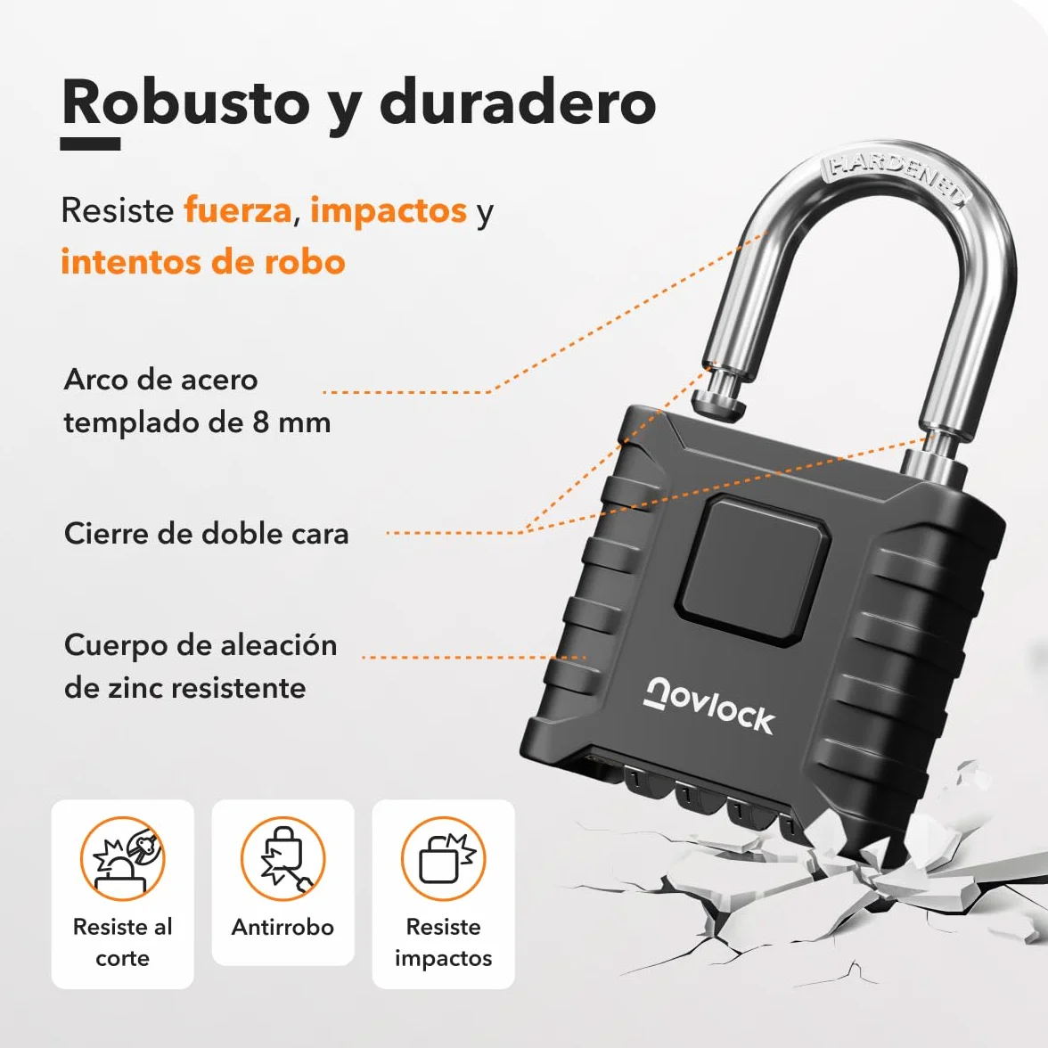 Candados de combinación – resistentes a la intemperie, grande y robustos – para exteriores : portones, vallas, cobertizos, garajes, trasteror, puertas, armoires, taquillas – pack de 1, negro