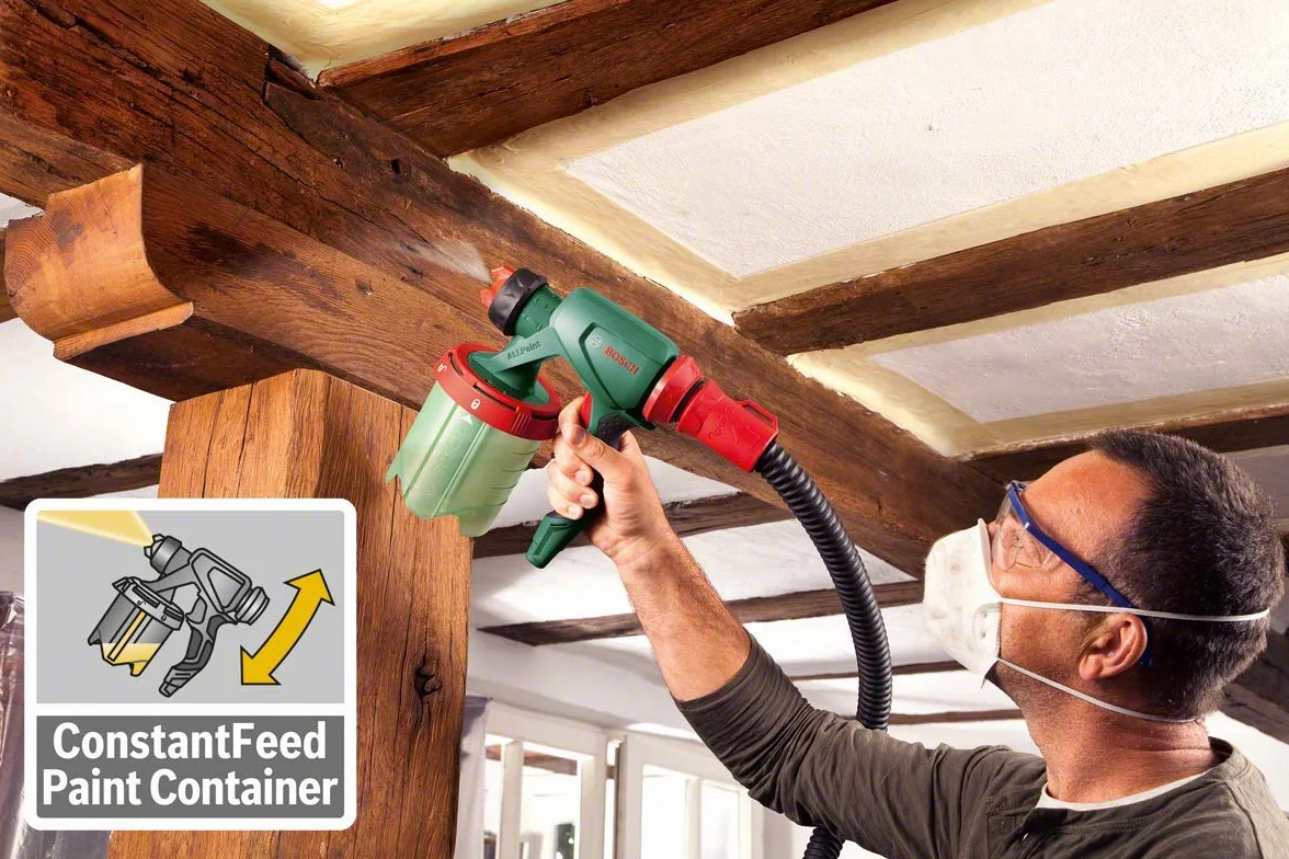 Bosch Sistema de pulverización de Pintura, Verde, 1200 W