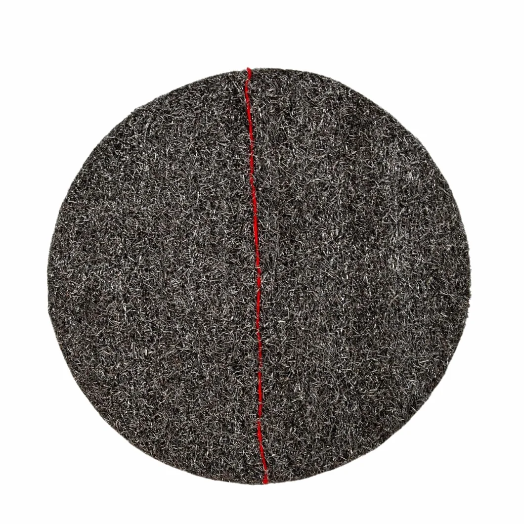 DISCO CRISTALIZADOR DE LANA DE ACERO PREFABRICADO cristalizar, pulir, limpiar (21"/53cm, Rojo)