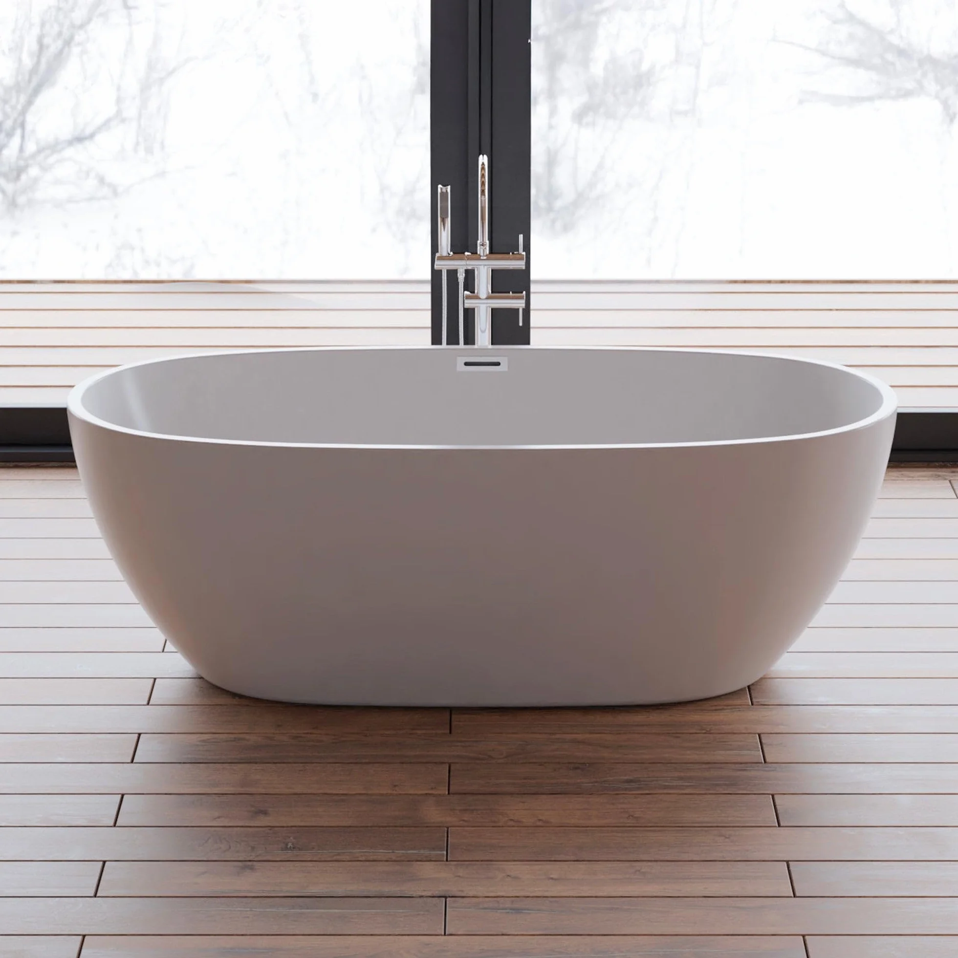 SPALINA Samba - Bañera exenta Oval L. 170 x l. 79 cm
