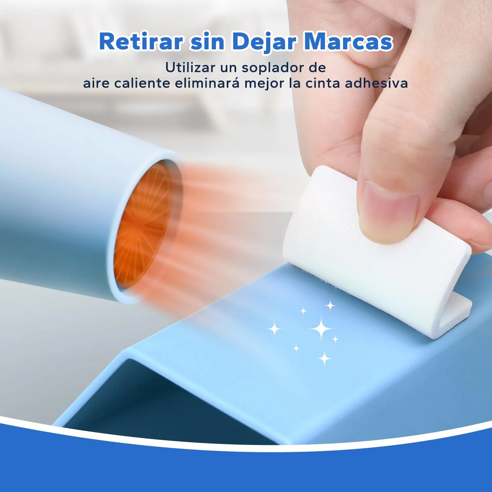 HOMMAND Cinta Adhesiva Doble Cara, 40 Piezas Almohadillas Extrafuerte, Espuma, Cuadrado y Redondo, Blanco