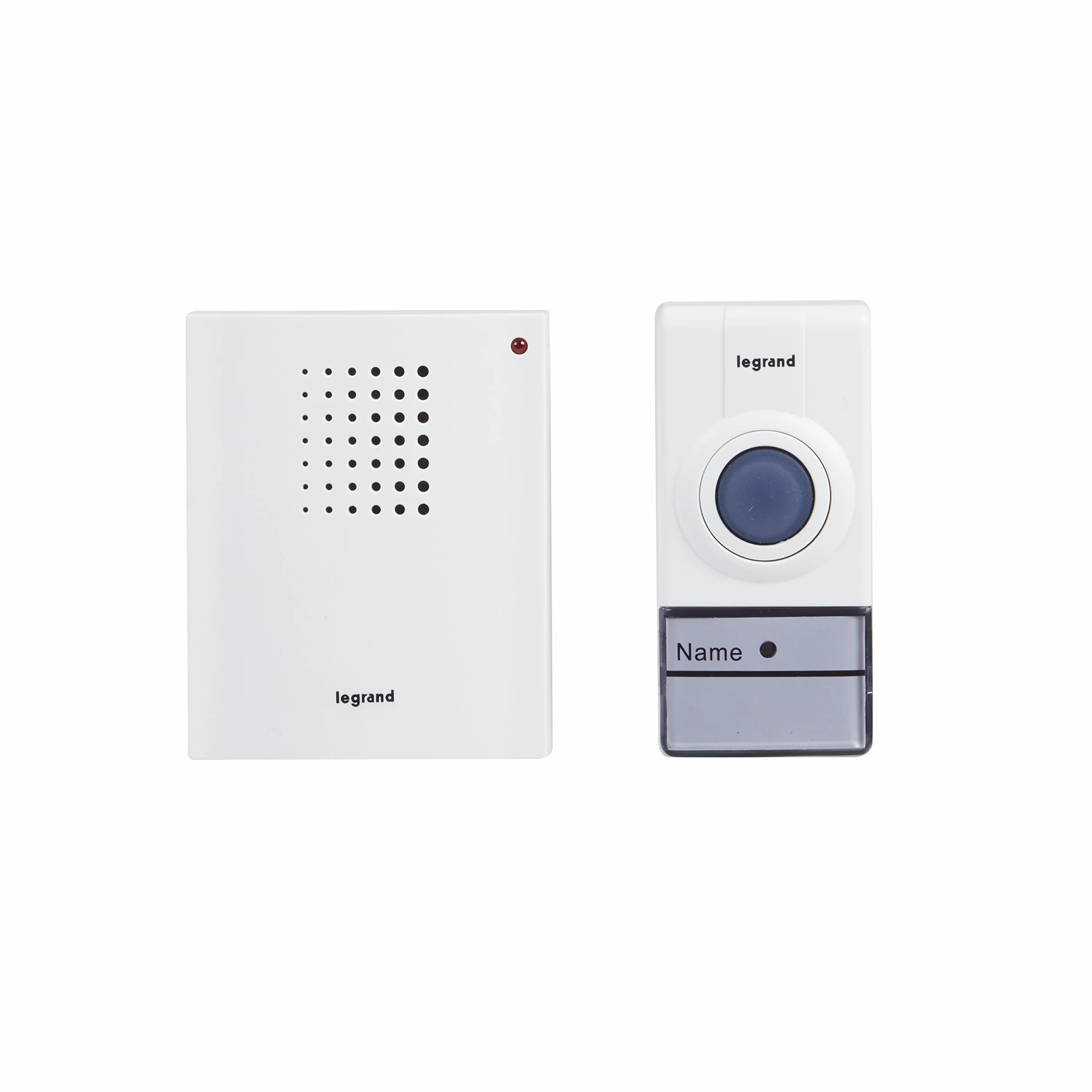 LEGRAND, 094250 - Timbre inalámbrico (alcance de 50 m, 32 melodías, protección IP44, timbre con pilas)