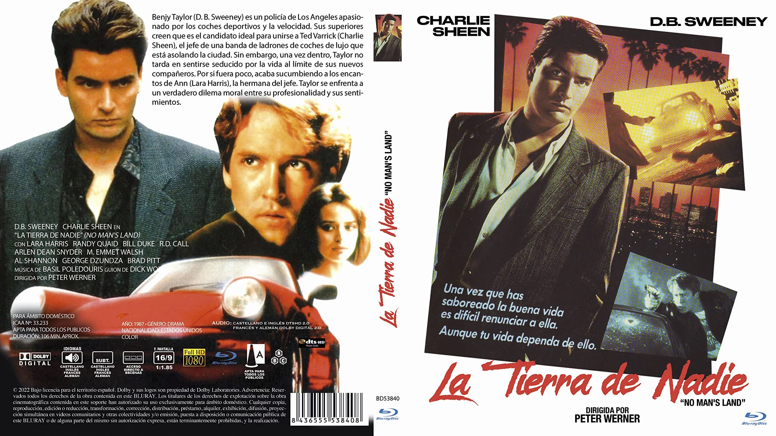 La Tierra de Nadie BD 1987 No Man's Land [Blu-ray]