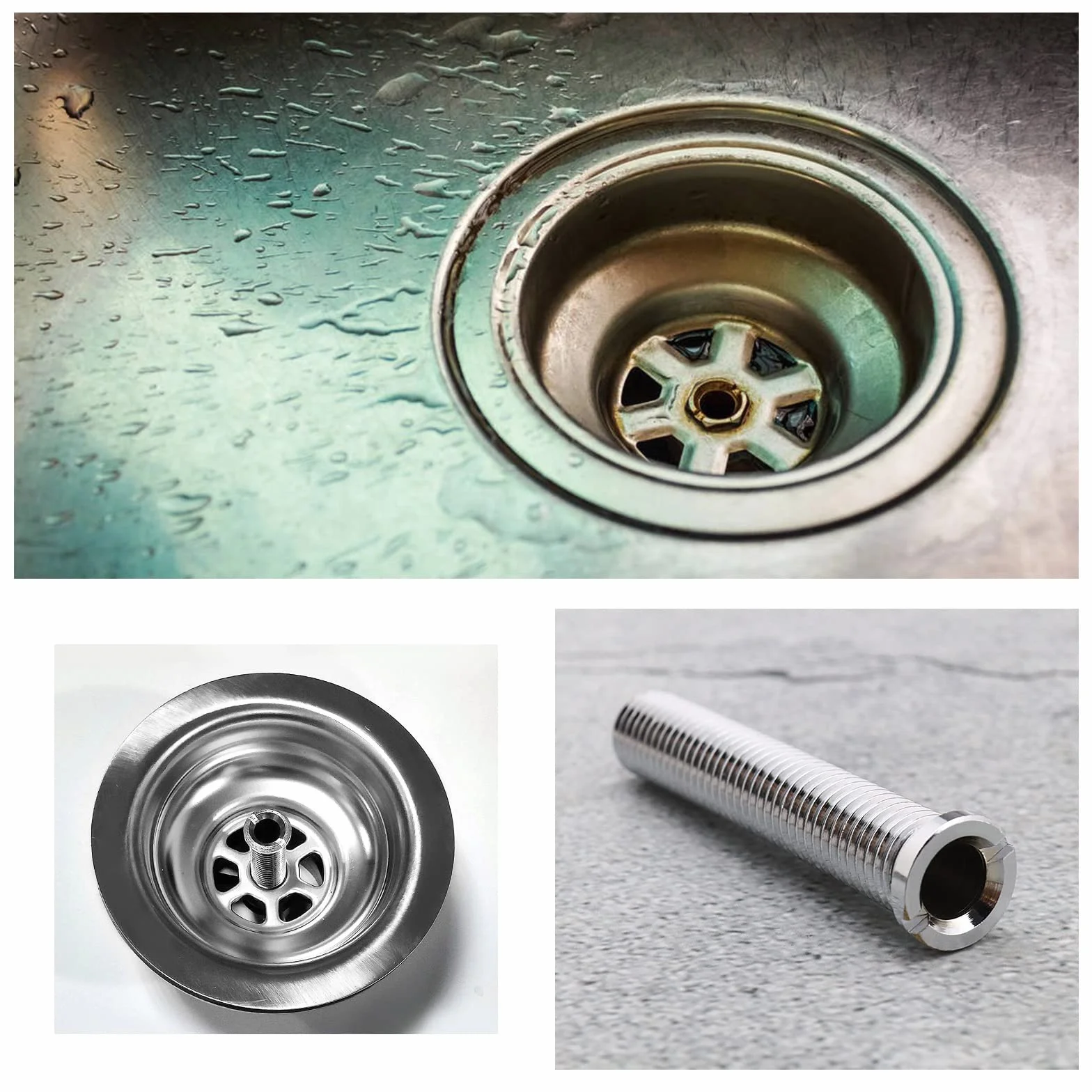 Lavabo de Cerámica Colador con Cabezal para Tornillo de Perno Extendido 70mm