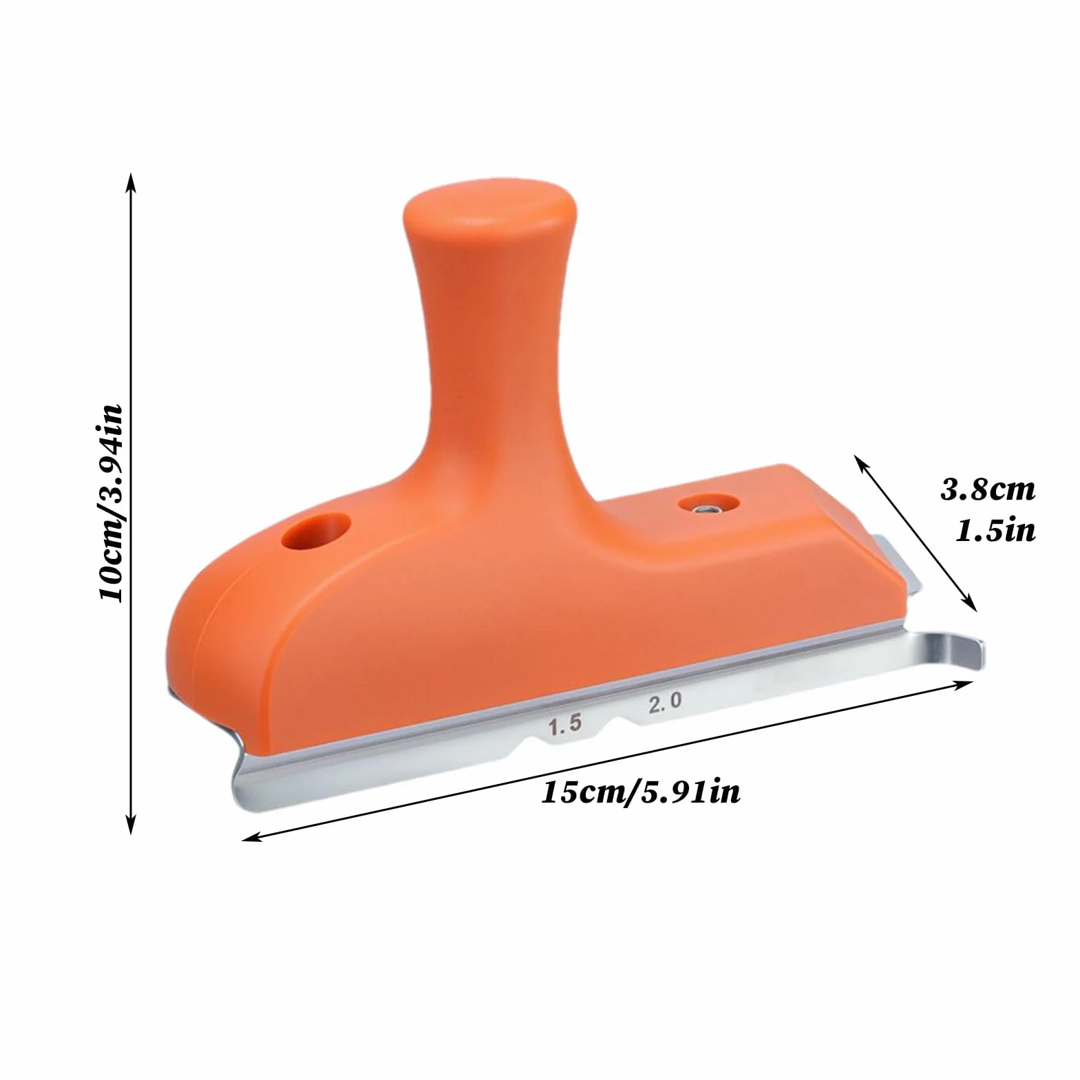 Recortador de Bordes de - Cepilladora Manual Para Rebabas De Cantos,Herramienta Manual Para Carpintería Con Cuchilla Biselada Para Recortar Cantos Rectos Y Curvos De Pvc Y