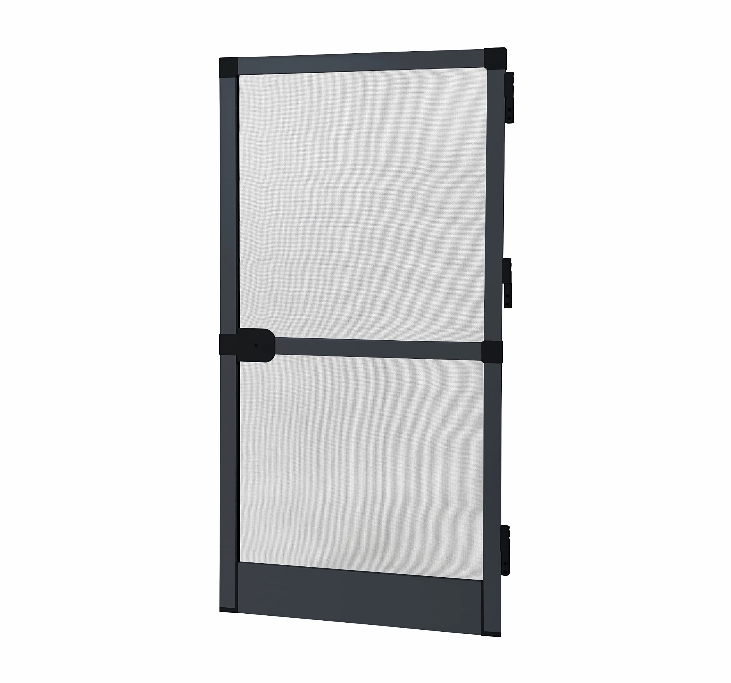 AvosDim Mosquitera Puerta Batiente Aluminio Antracita H2150 x 1000 mm Gris Antracita Ral 7016