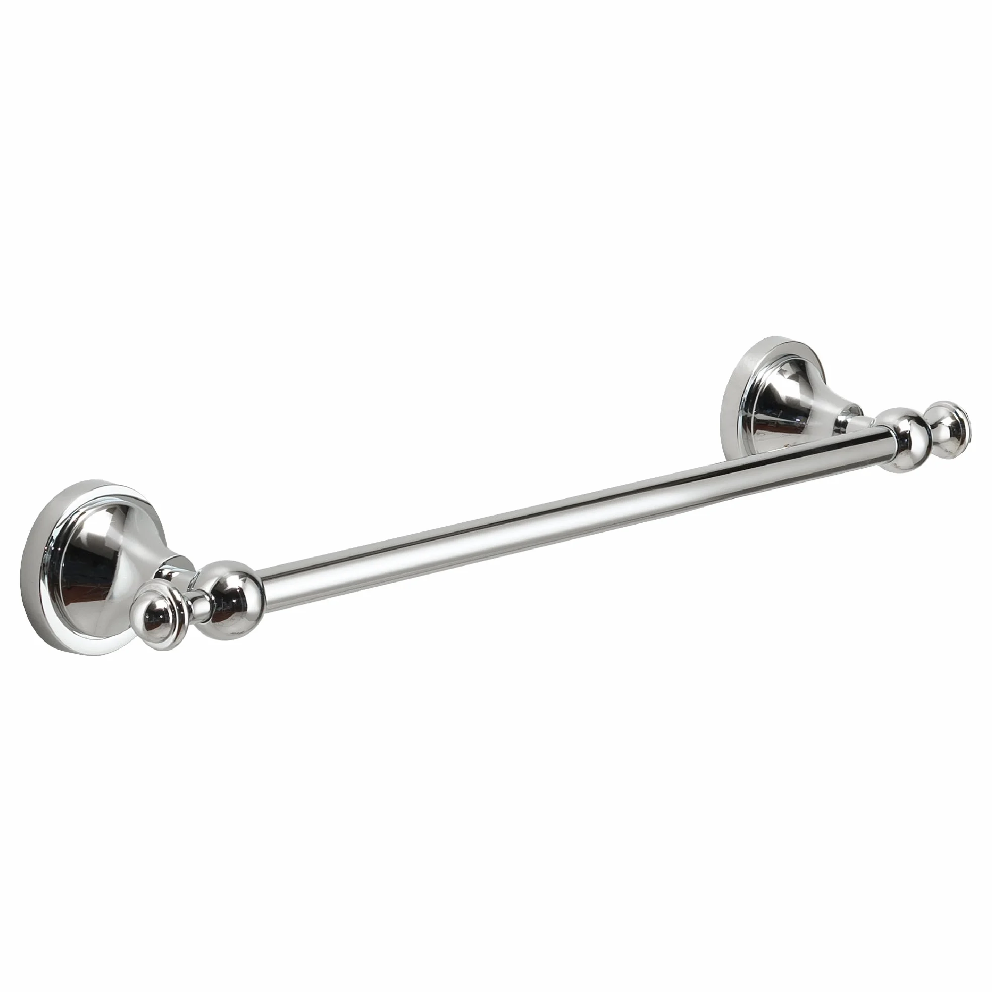 Gedy Nevis Toallero Barra Baño Pared 30cm Acero INOX Cromall Acabado Cromo Estilo Retro Clásico, Tornillos Incluidos