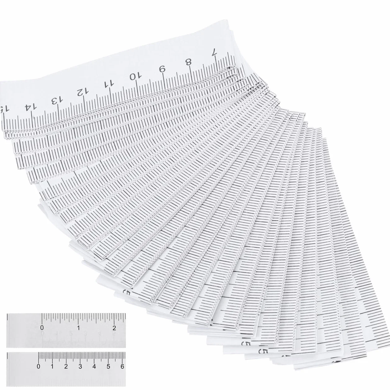 DOITOOL Medidores de 200 unidades, 1 metro, cinta métrica de papel, cinta métrica de ropa, cinta métrica para cuerpo, regla de cuerpo, metro metro