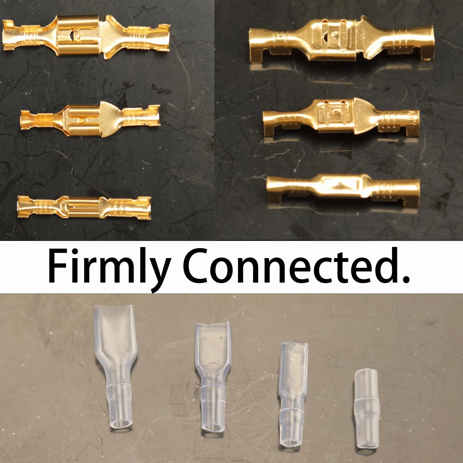 Conectores de Pala Macho y Hembra 2,8mm 4,8mm 6,3mm Aislados Terminales Faston 480pcs