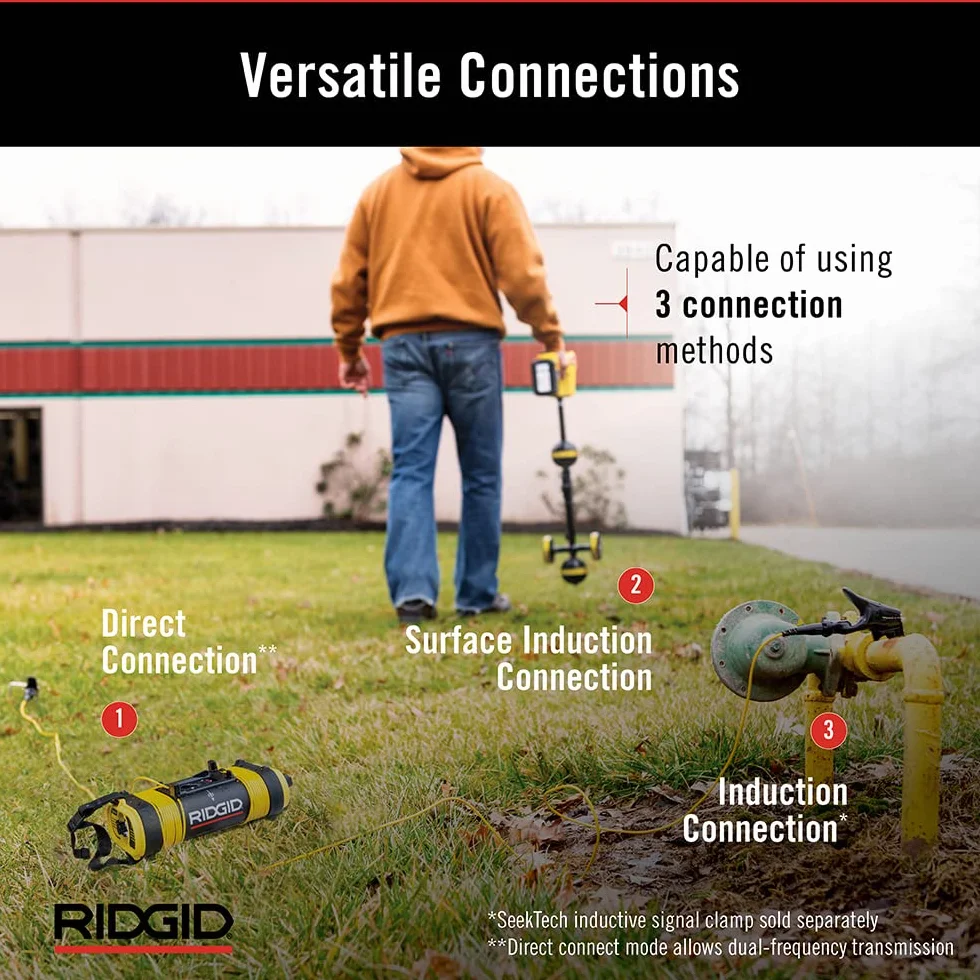 Ridgid 21898 seektech ST-305 línea transmisor, línea Tracer y metro línea localizador