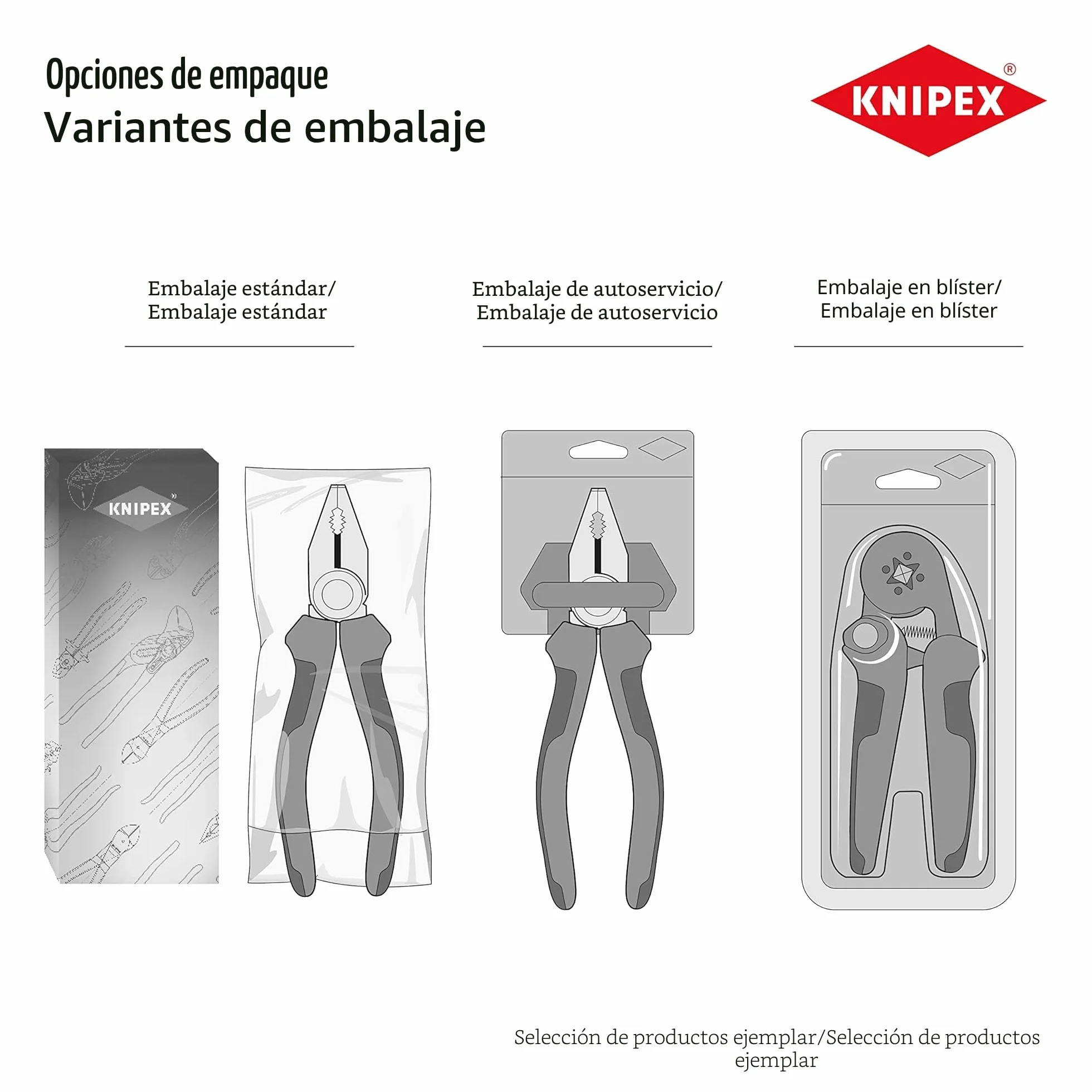 KNIPEX Mordaza grip galvanizado 250 mm, 41 04 250
