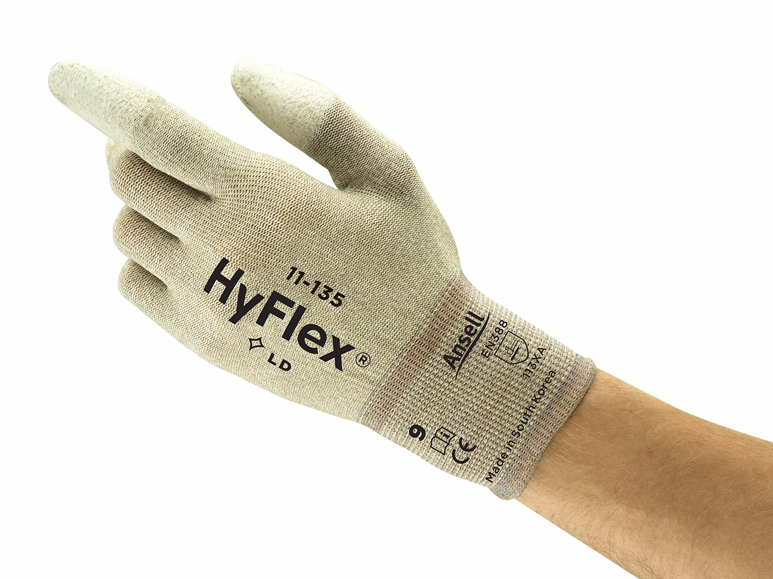 Ansell HyFlex 11-135 Fines Especiales Guante, Protección Mecánica, Talla M (12 Pares)