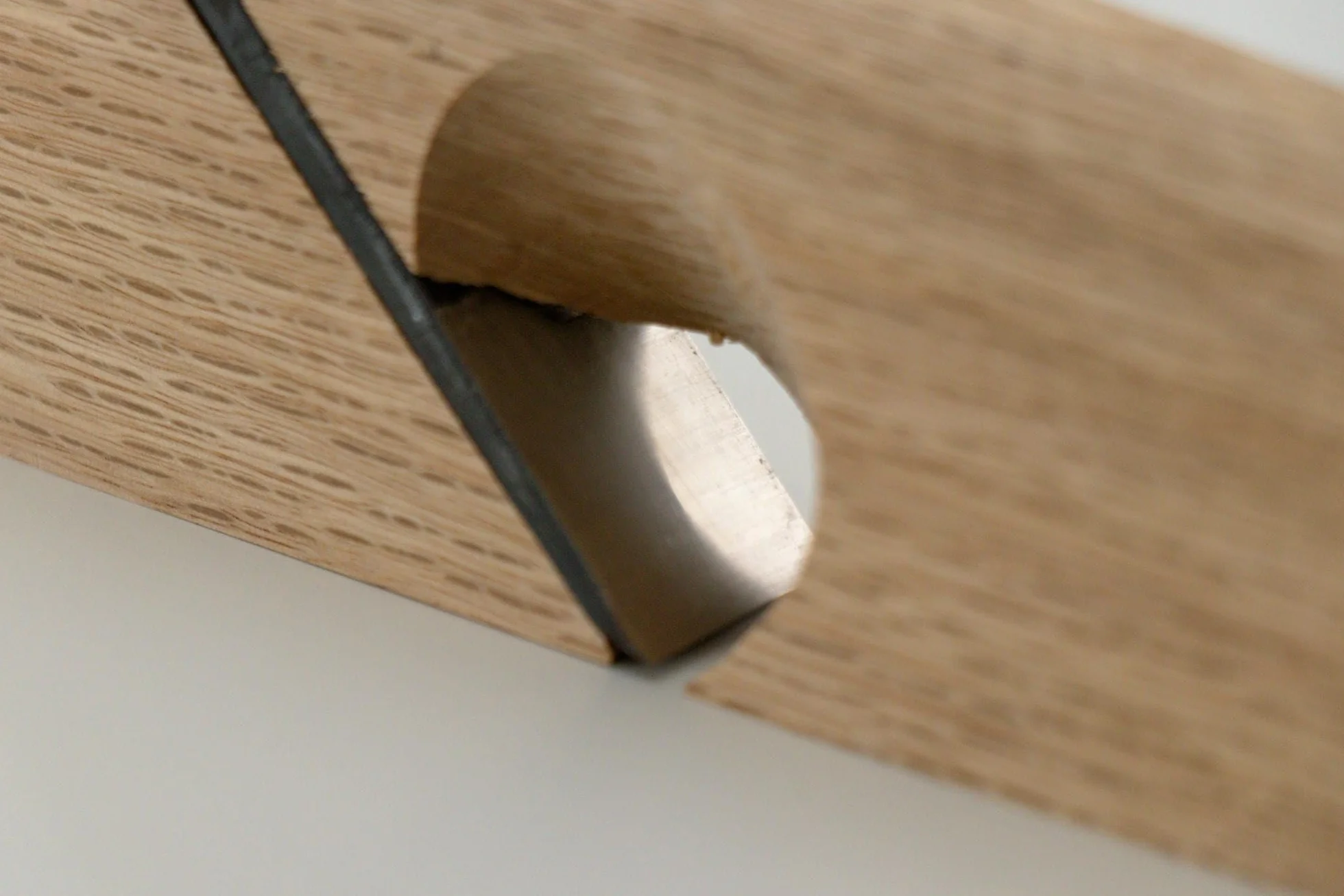 Cepillo manual japonés Wazakura, acero al carbono, cepillo de bloque manual de 18 cm, acabado en madera natural, herramienta para trabajar la madera (21mm)