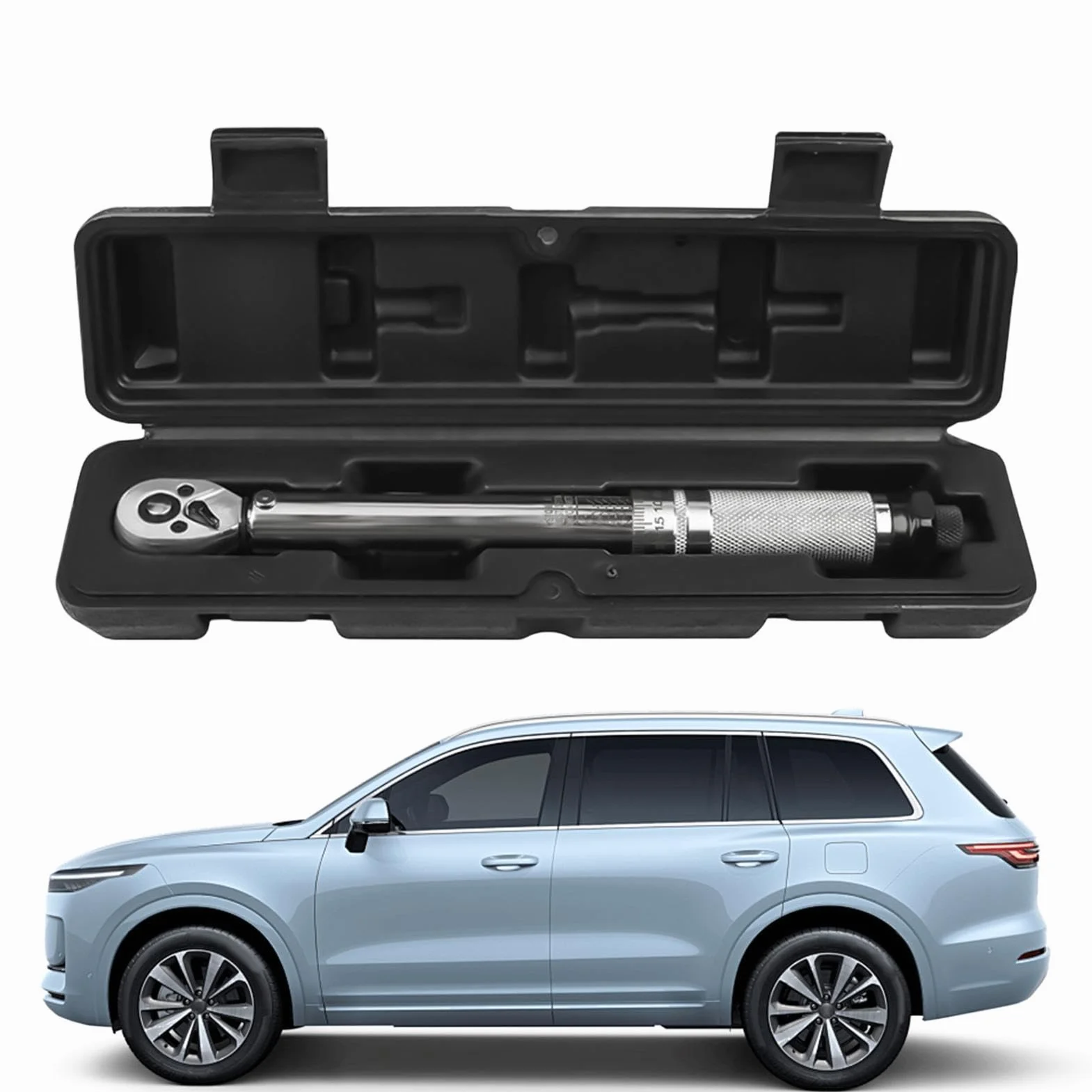 Llave Dinamométrica Con Carraca 20-230 Nm Llave De Trinquete De Reparación | Herramienta Dinamométrica Portátil Para Taller Hogar Oficina Industria Exterior Auto Bicicleta Motociclet