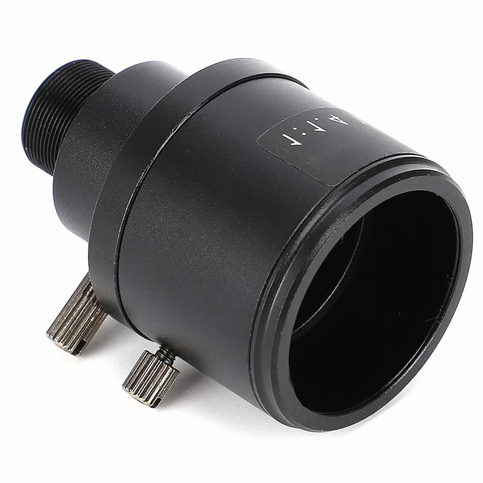Lente de Placa CCTV, Zoom Ajustable Manualmente con Lente de Cámara de Seguridad de Longitud Focal de 2,8-12mm, Interfaz de Montaje M12, Lente HD de 3MP
