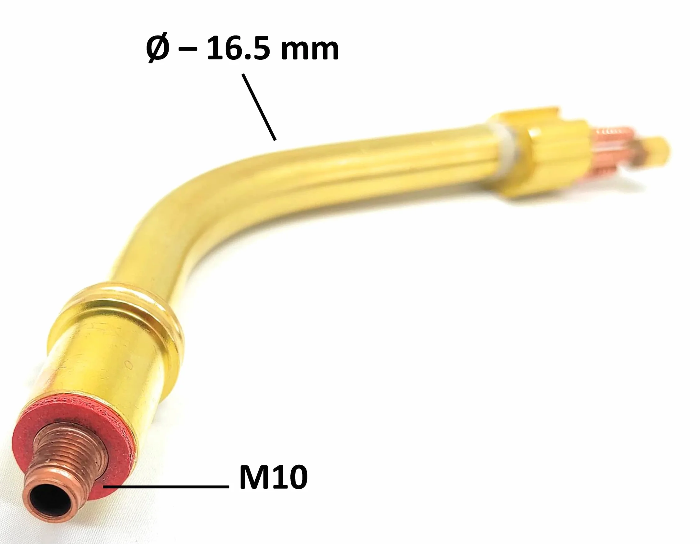 ELCAN Pack de una cabeza para antorcha 501D y guia hilo rojo de 4 metros para hilo 1,0-1,2mm para antorcha mig mag. Consumibles y accesorios pistola soldar. Cuello cisne para torcha soldadura MB501