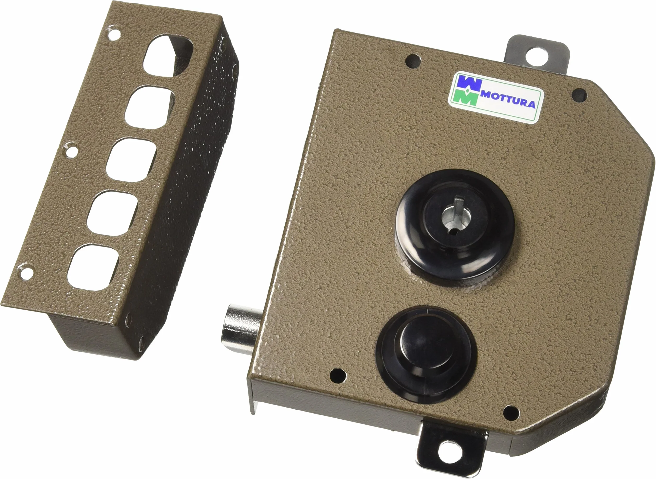 Mottura - Cerradura triple con medio giro Bomba - cilindro de 30 mm de diámetro con longitud externa de 50 mm