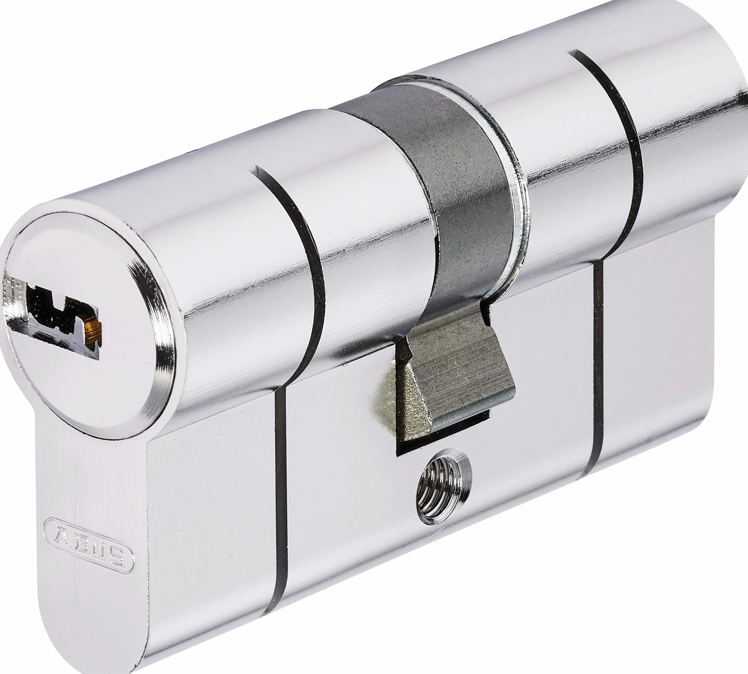 Abus - Cilindro de doble entrada D6PSN 45/50 mm Bkn, niquelado