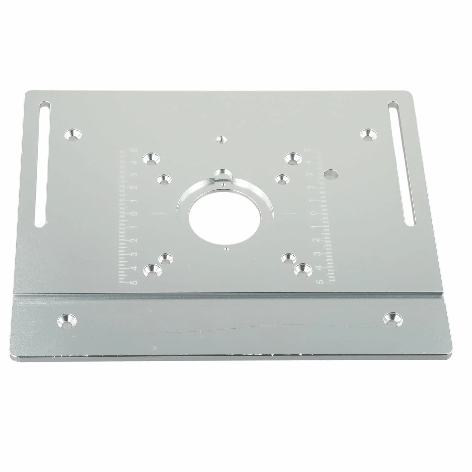 Placa de inserción anodizada de la tabla del router y resistente al desgaste, 85X85mm/60X70mm