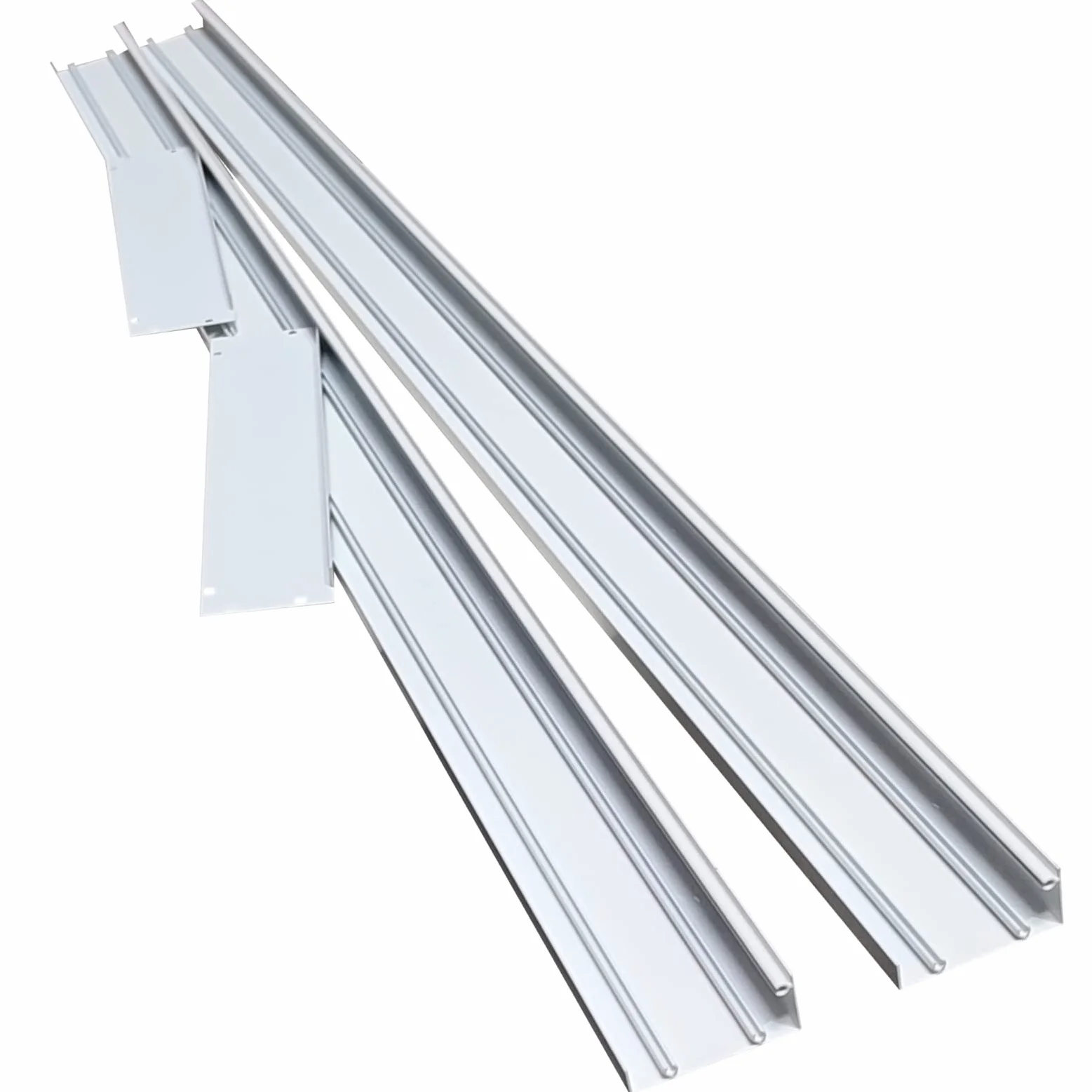 LED ATOMANT Pack 2X Soporte de Superficie para convertir Panel Slim 120x30 cm. Aluminio Lacado Blanco. Kit para Techos. Convertir Panel led empotrar en Superficie facilmente.