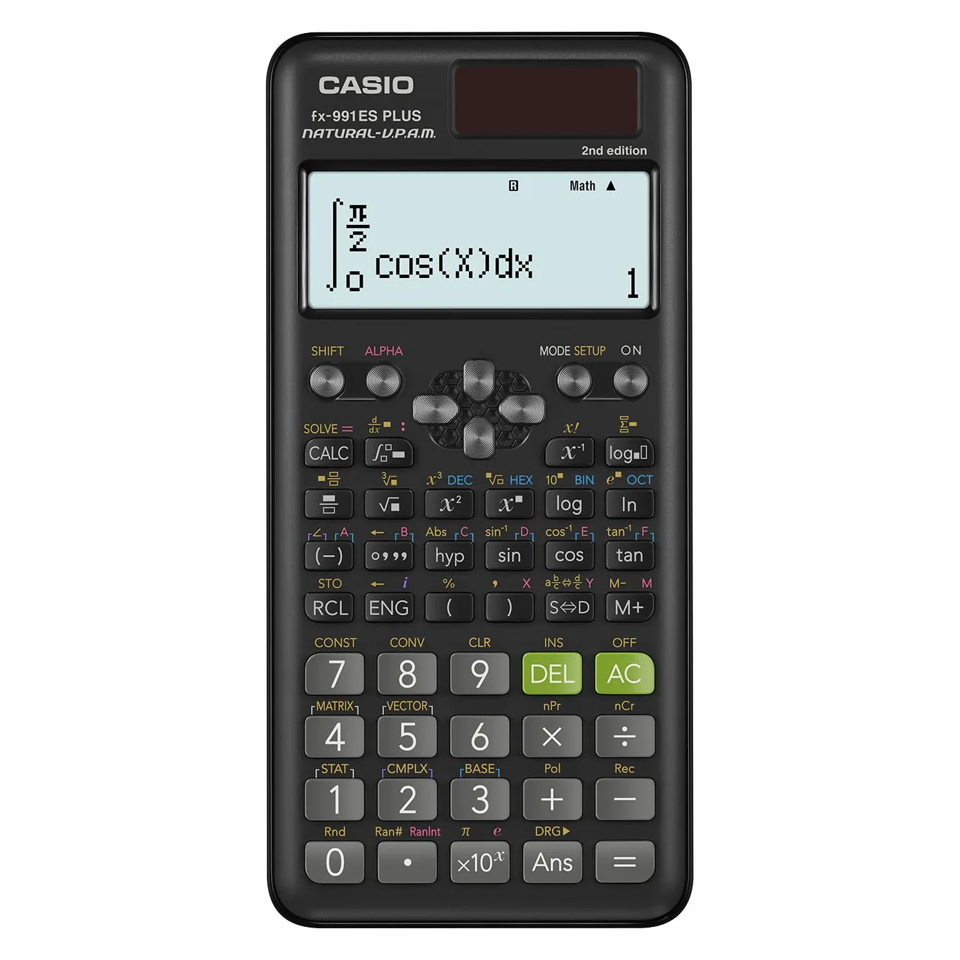 Casio FX-991ES Plus-2 Calculadora Científica 417 Funciones Negro