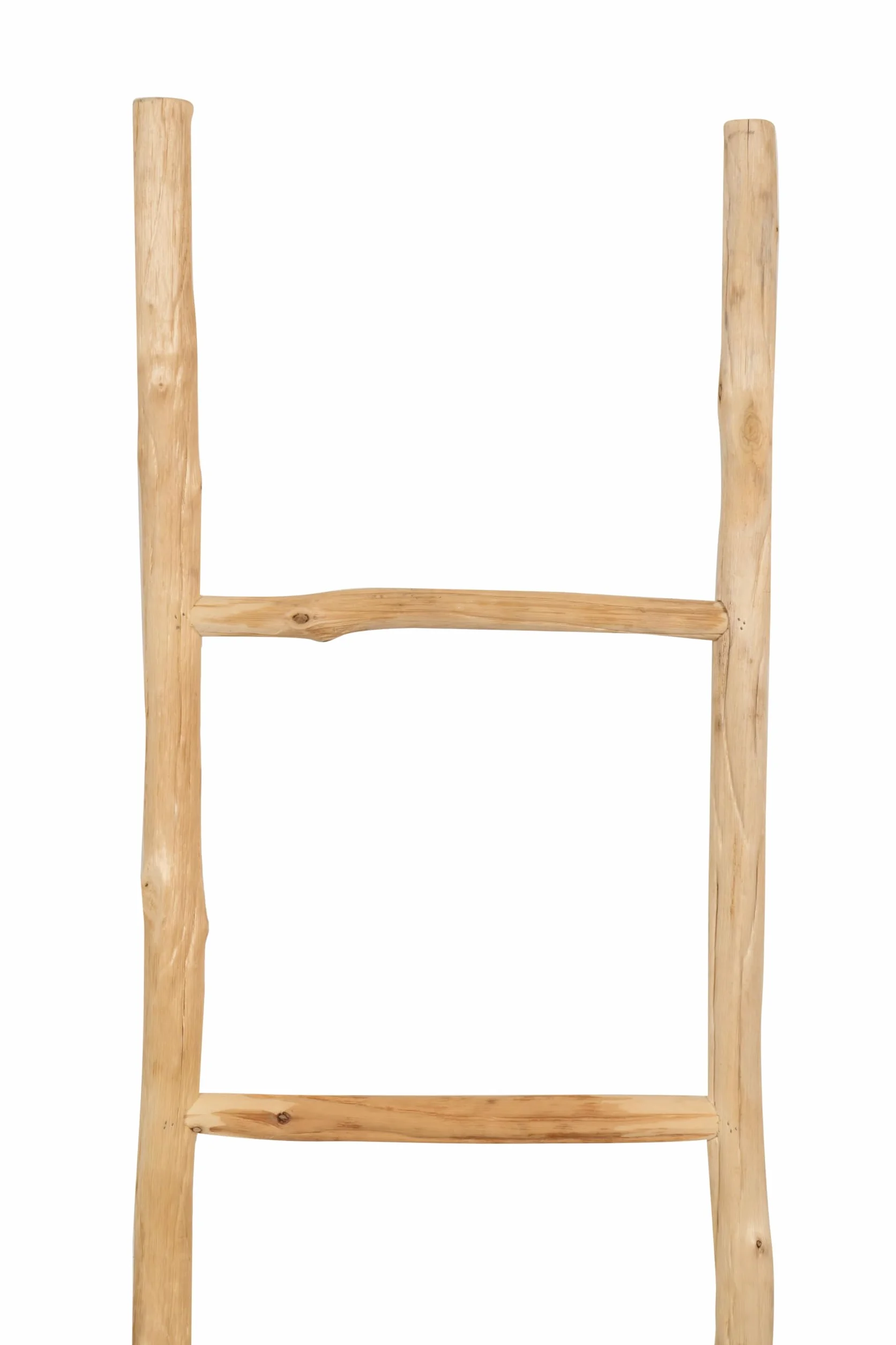 Biscottini Escalera toallero baño 148 x 36 x 3 – Escalera decorativa de madera – Toallero de bambú