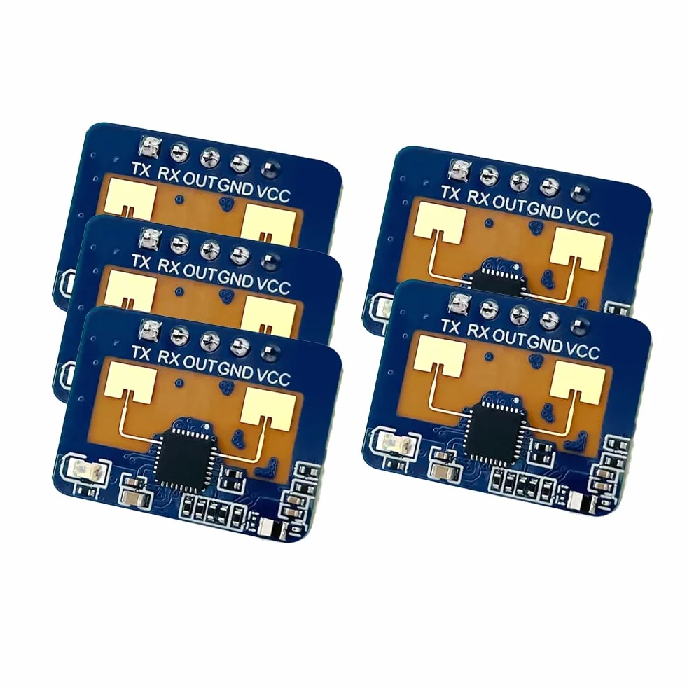 5 piezas 24G MmWave HLK-LD2410C módulo de detección de movimiento sensor de radar de presencia