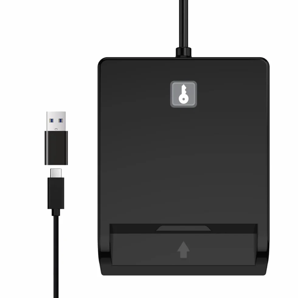 Lector de tarjetas inteligentes USB FIDO2 CCID ISO7816 para Windows MacOS Linux