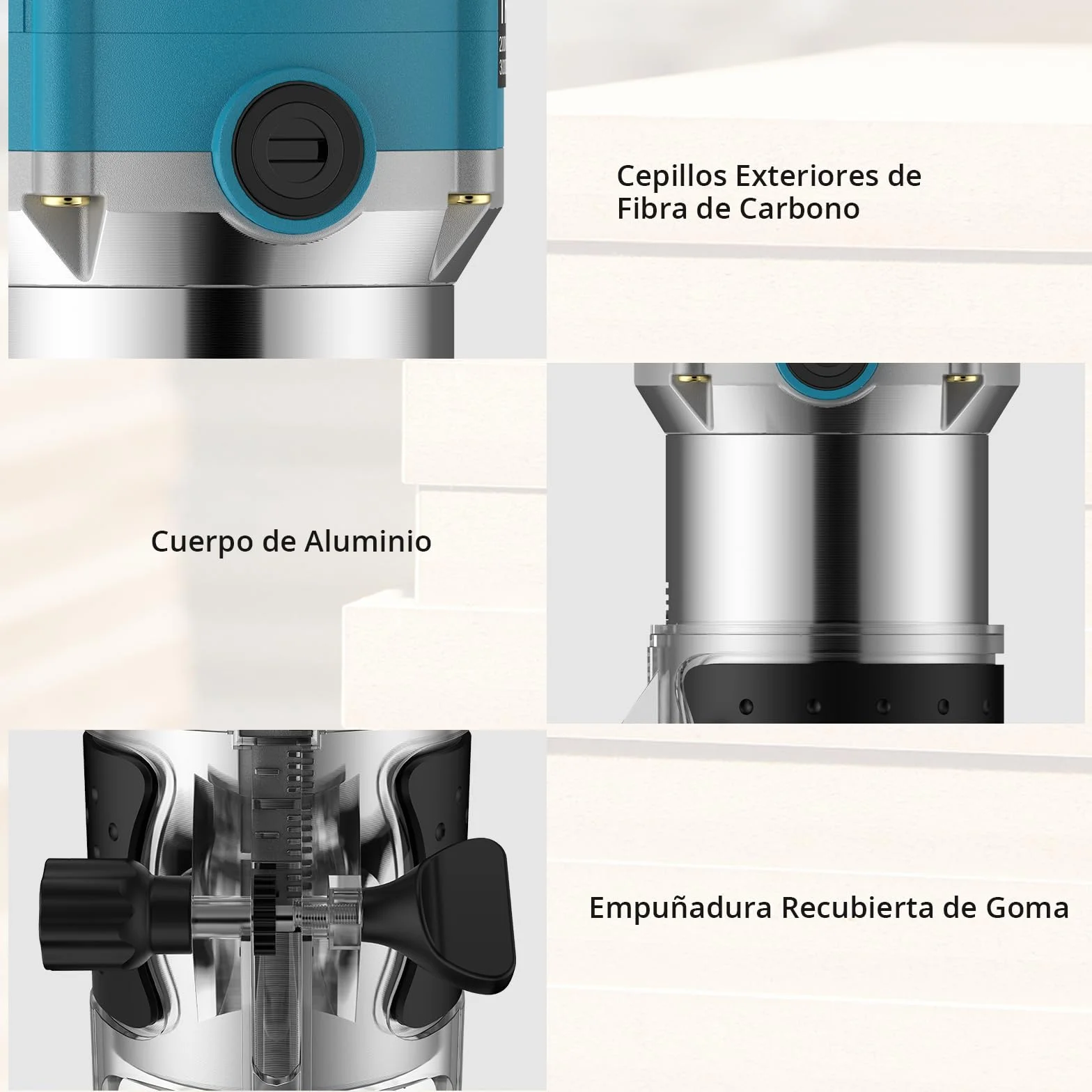 Anbte Fresadora de Madera 800W