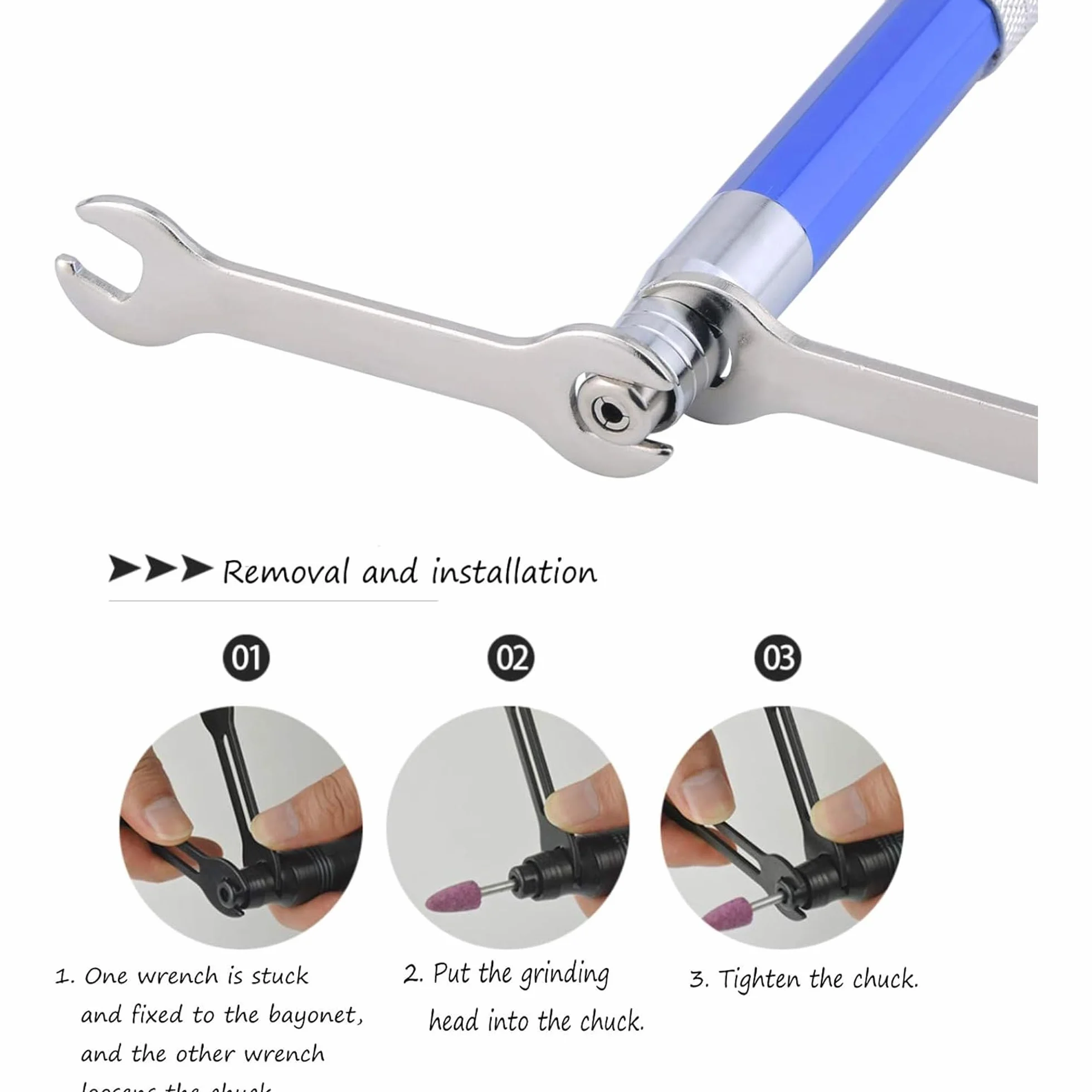 Juego de lijadora de barra de aire comprimido, 3 mm, mini lápiz de pulido, herramienta de corte neumático, para lijado y pulido de precisión, 56000 rpm