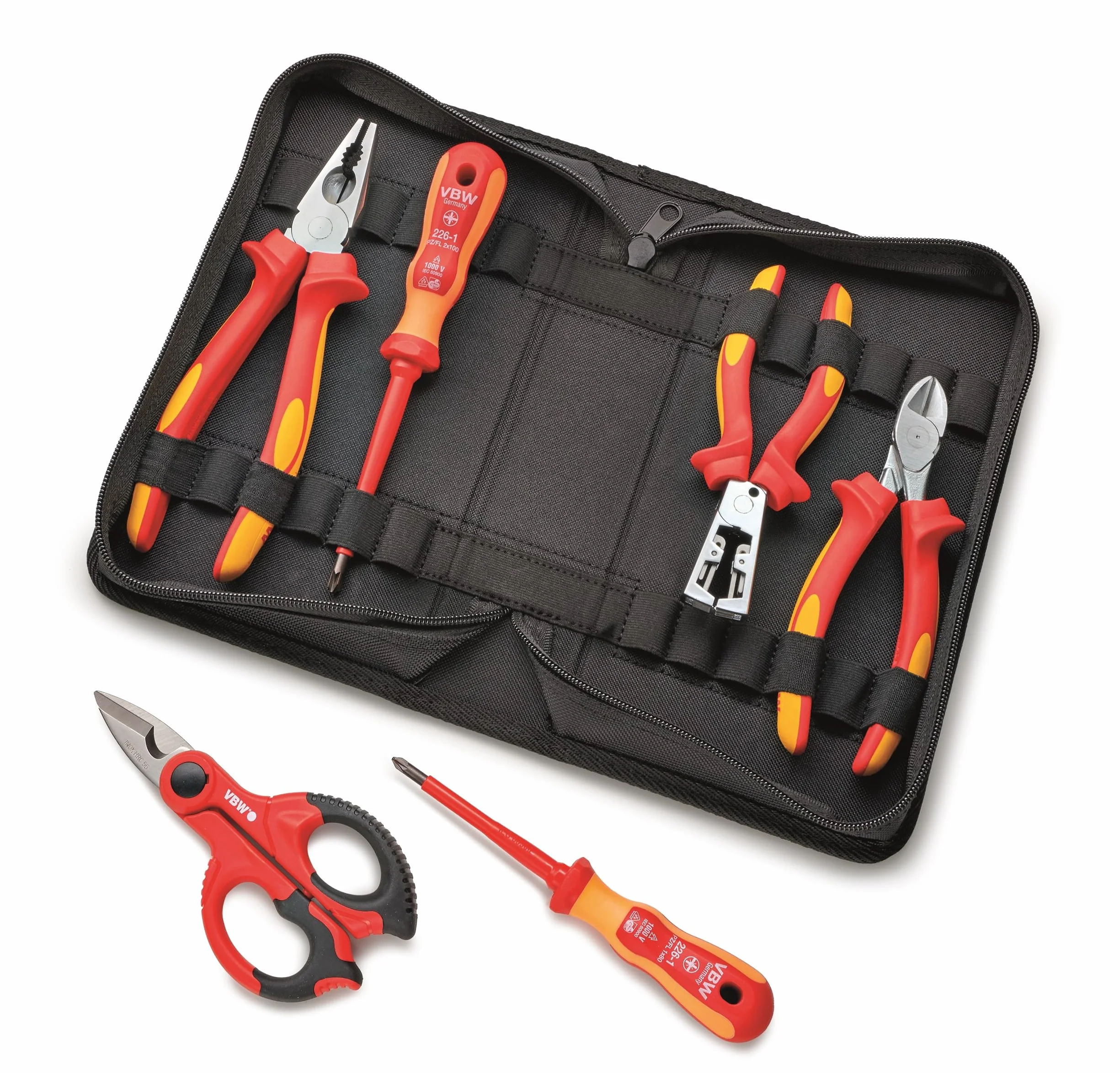 Juego de alicates VDE p/electricista profesional 6-teilig
