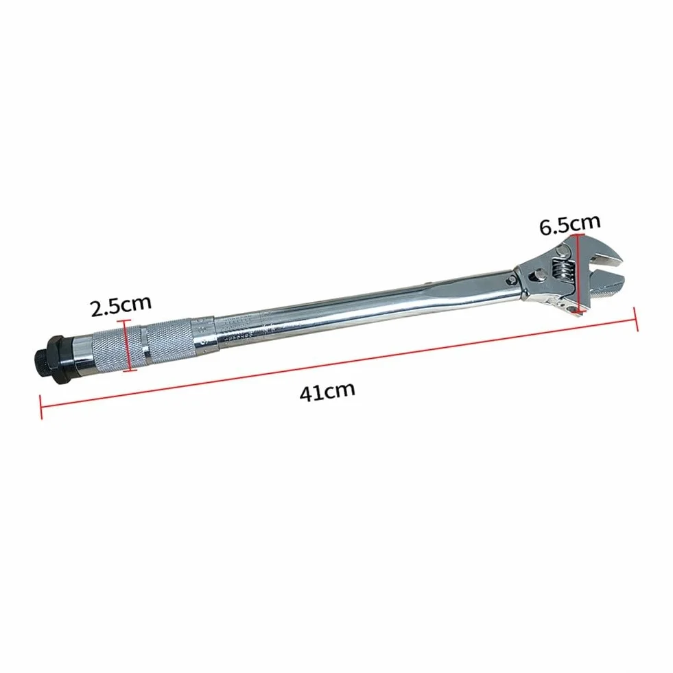 Zilimontt Llave Dinamométrica Ajustable 16 Pulgadas 19-110 N.m 30 Mm, Herramienta Multifuncional
