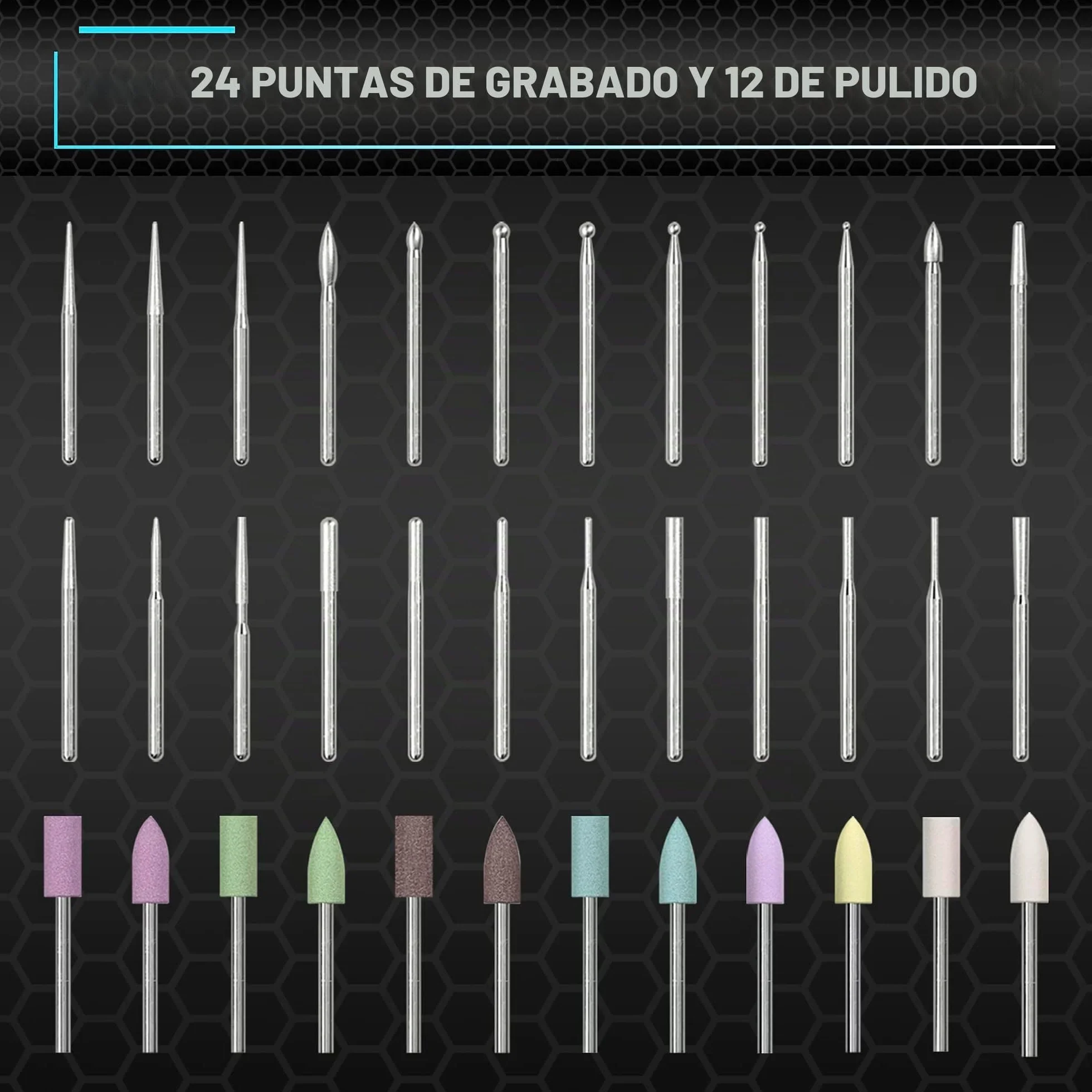 ARROWMAX Herramienta rotativa eléctrica inalámbrica, pluma de grabado con 36 bits, caja de aluminio, Bluetooth, aplicación, carga magnética inalámbrica, madera, vidrio, tallado (SGS MINI)