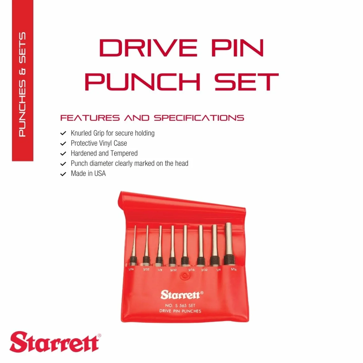 Starrett S565WB - Punzón