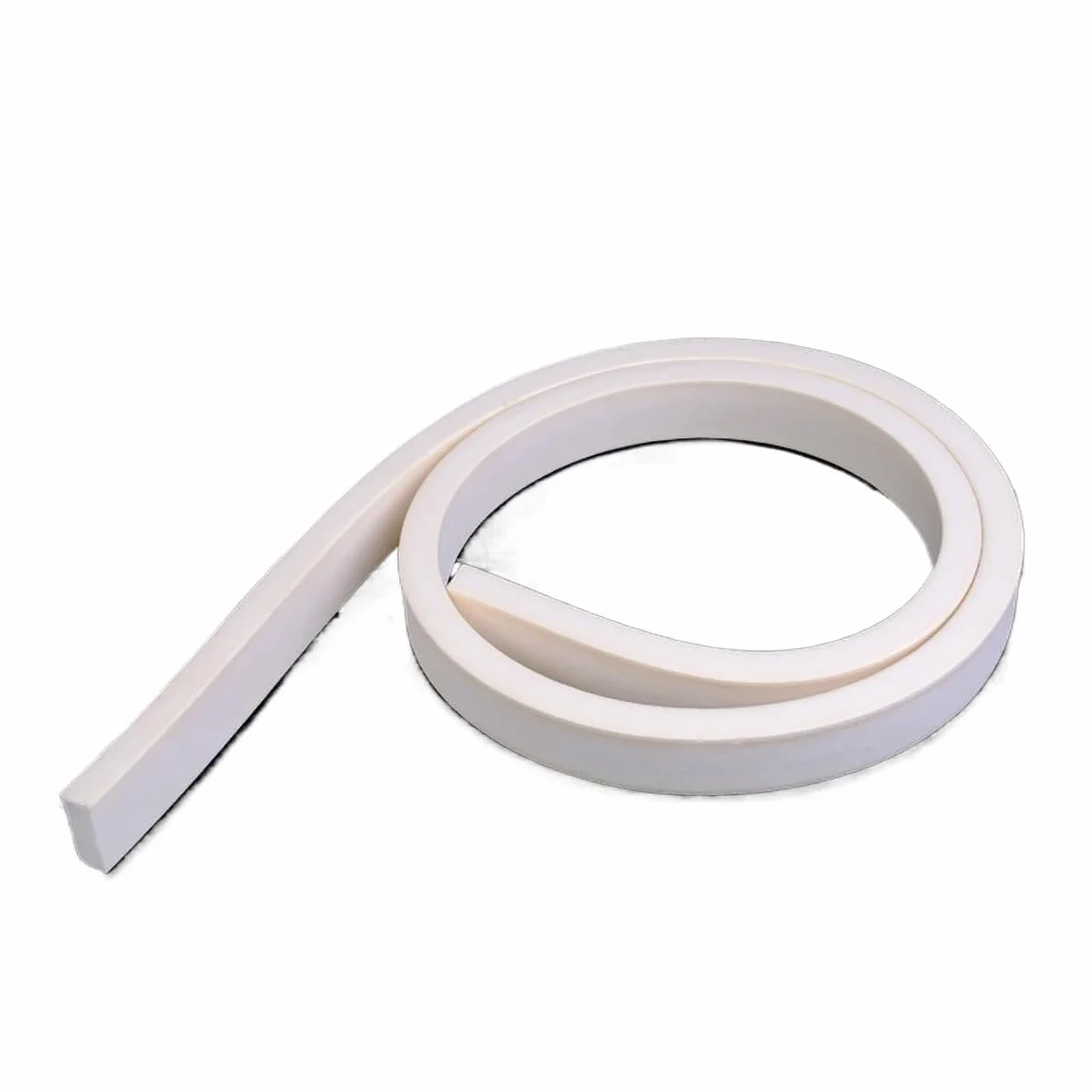 Tira de sellado de espuma de silicona, Tamaños múltiples de la tira blanca del lacre esponja silicón for las puertas Windows(10x15mm,5M)