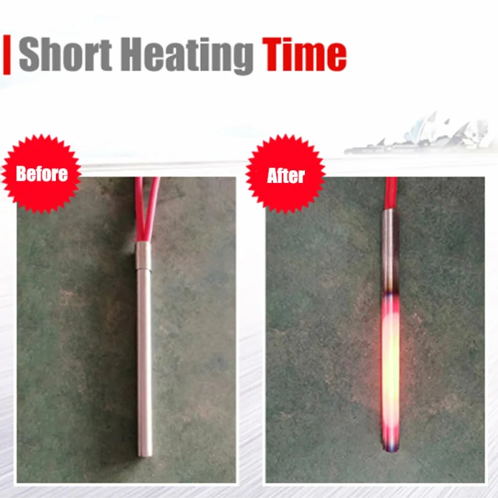 tooloflife Encendedor de pellets, 220 V 300 W, horno de pellets, elemento de encendido, tubo calentador para parrilla de chimenea, 150 mm